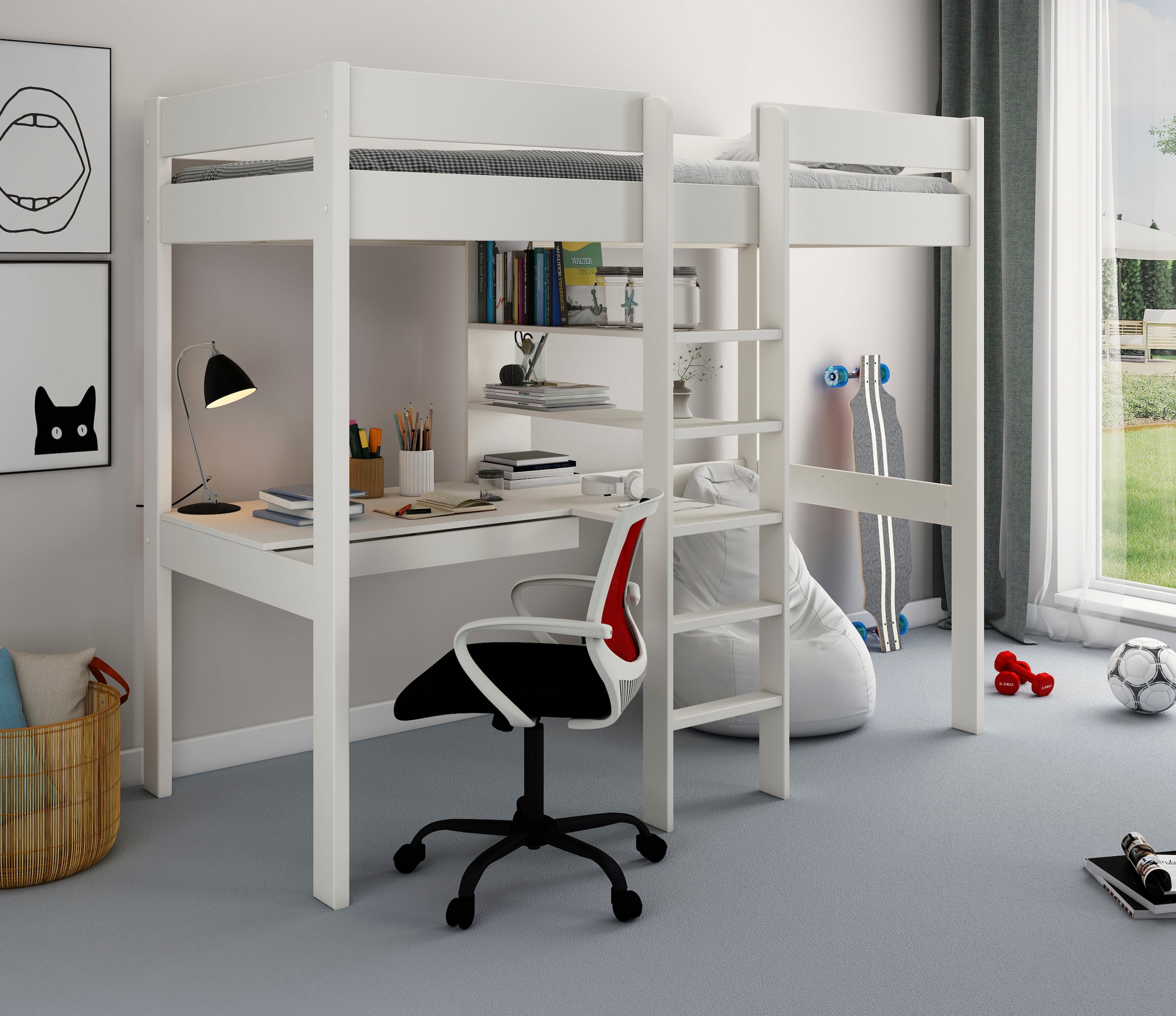 OTTO home Hochbett "Stockbett, Kinderbett, "ROBIN " FSC zertifiziertes Mass günstig online kaufen