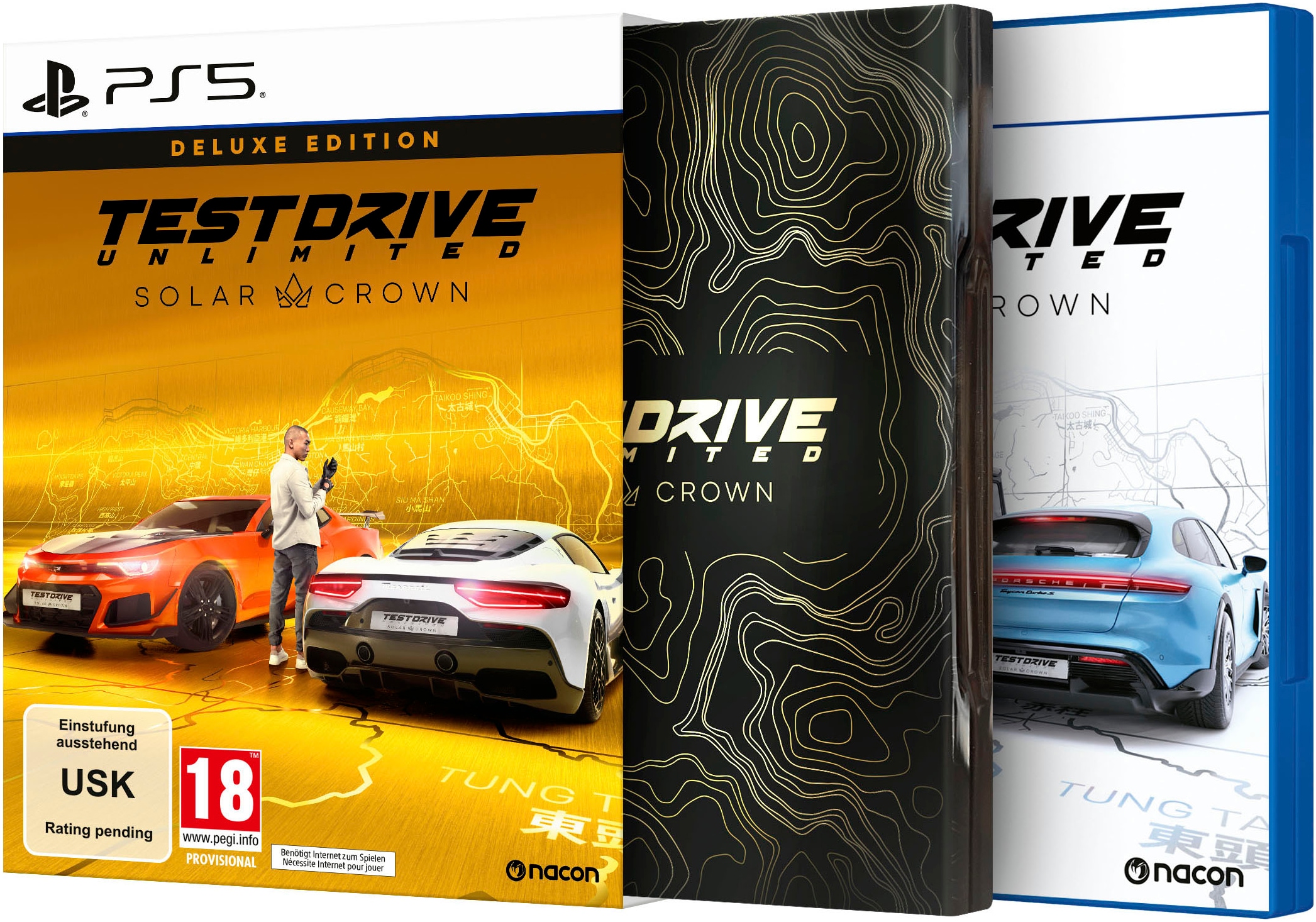 NACON Spielesoftware "Test Drive Unlimited Solar Crown - Deluxe Edition (PS5)", PlayStation 5, transparent, Spielesoftware
