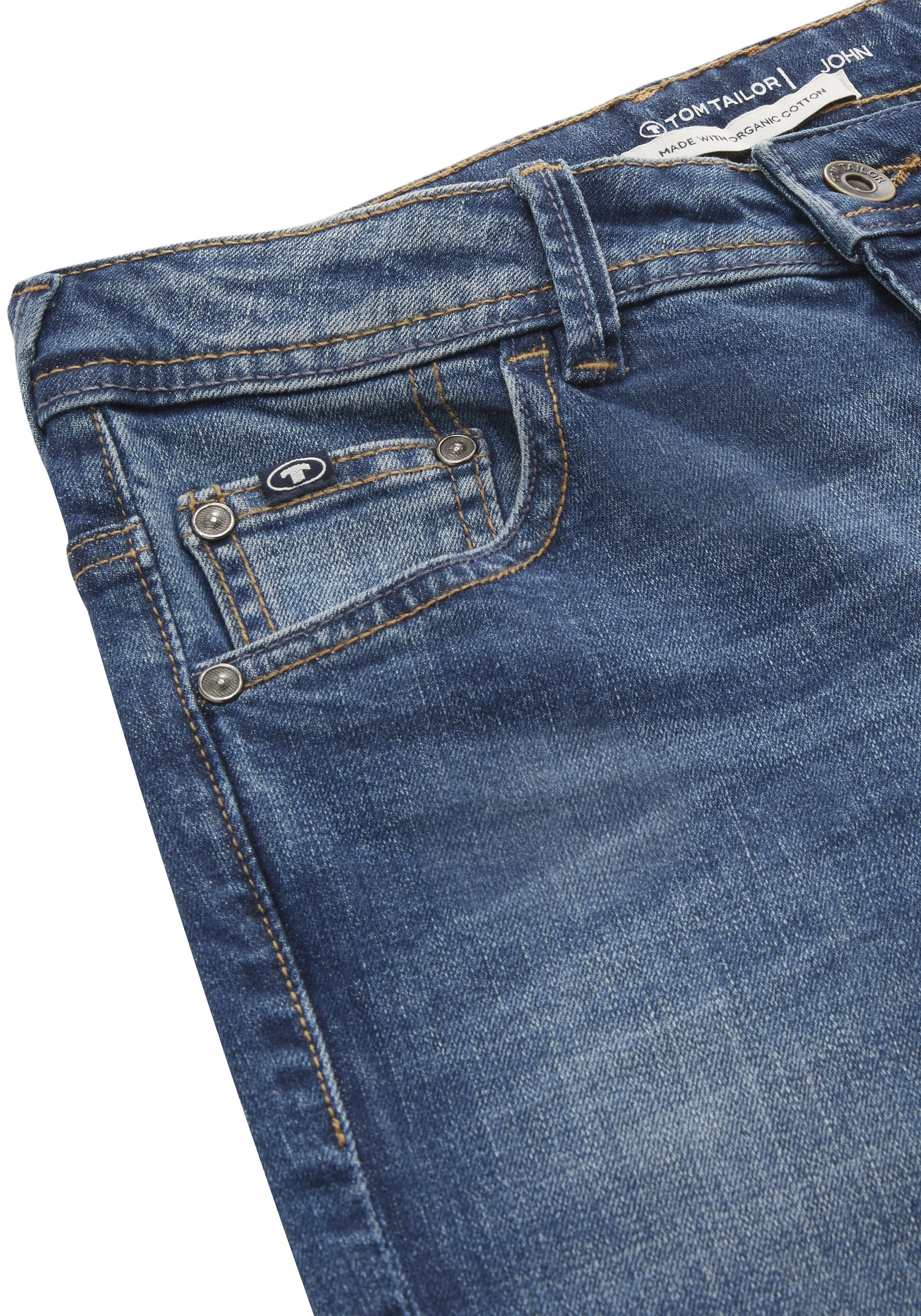 Thumbnail - TOM TAILOR 5-Pocket-Jeans "JOHN", mit starker Waschung