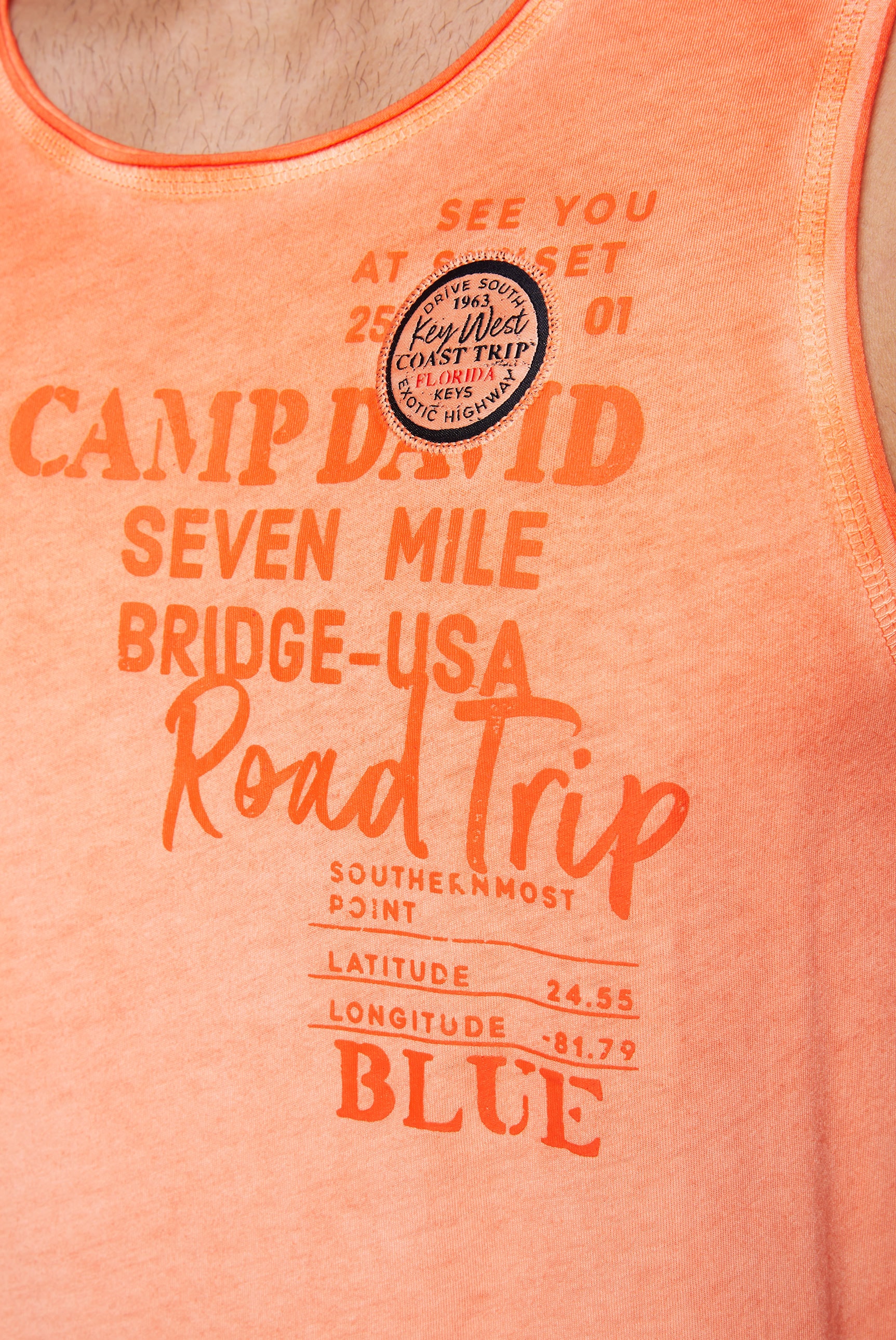 CAMP DAVID Muskelshirt, mit Print