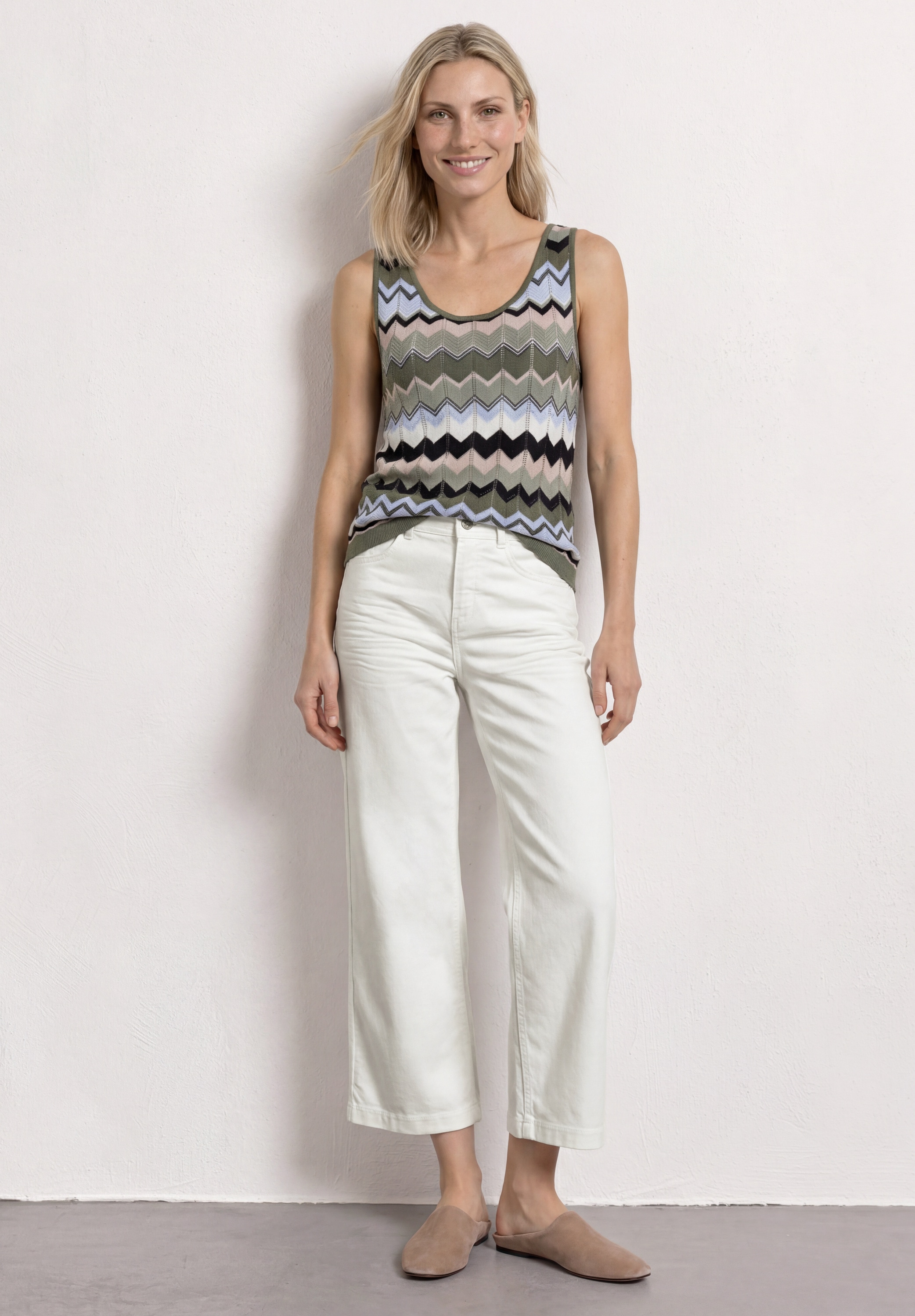 STREET ONE Loose-fit-Jeans High Waist