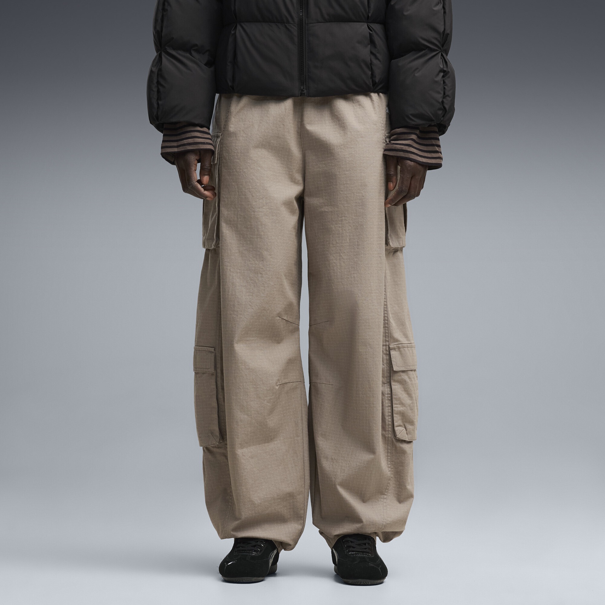 PUMA Sporthose »Essentials Relaxed Cargohose Damen«