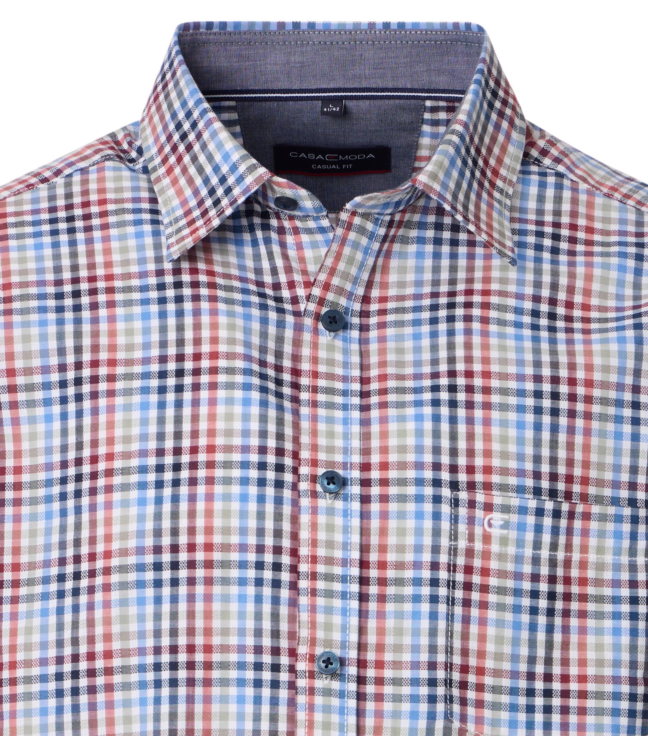 Thumbnail - CASAMODA Kurzarmhemd "CASAMODA Freizeithemd Kurzarm kariert"