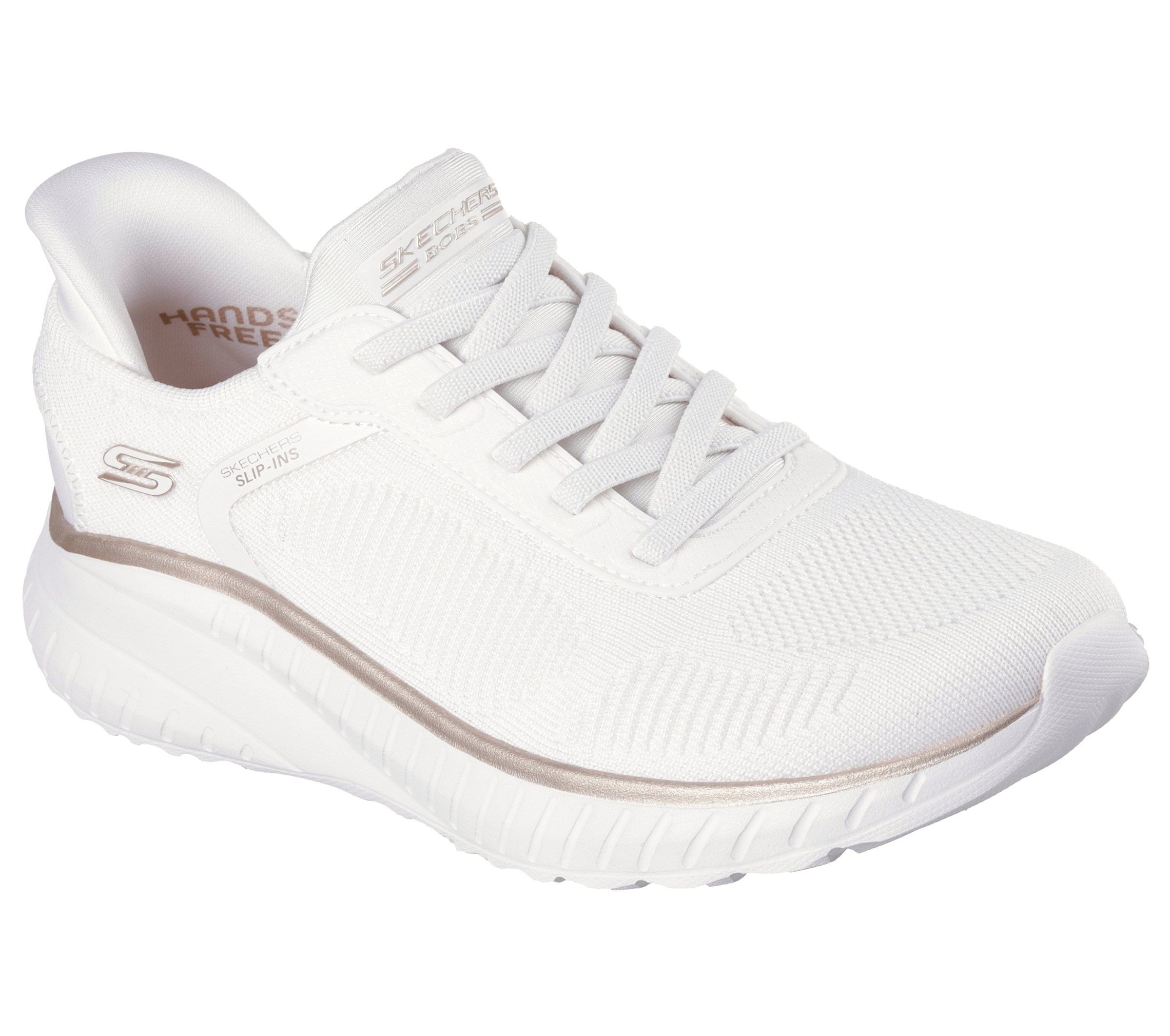 Skechers Slip-On Sneaker "BOBS SQUAD CHAOS-CURRENT MUSE", Slipper, Freizeitschuh in veganer Verarbeitung