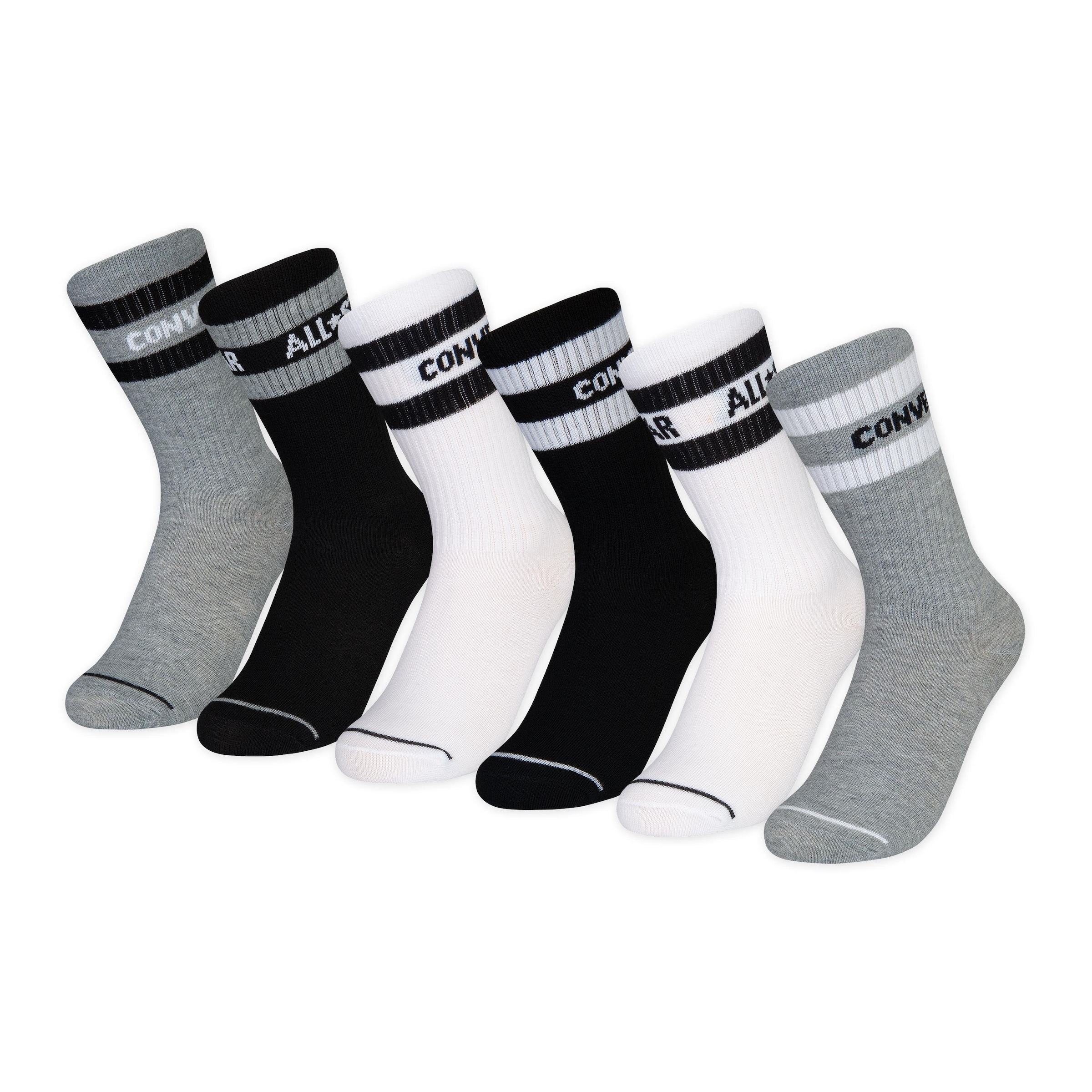 Converse Socken »CHN BASIC WORDMARK CREW 6PK«, (6 Paar), für Kinder