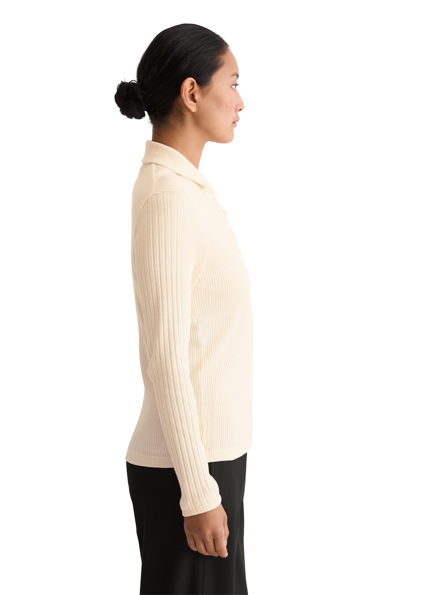 Marc O'Polo Langarm-Poloshirt »aus Organic Cotton Jersey«