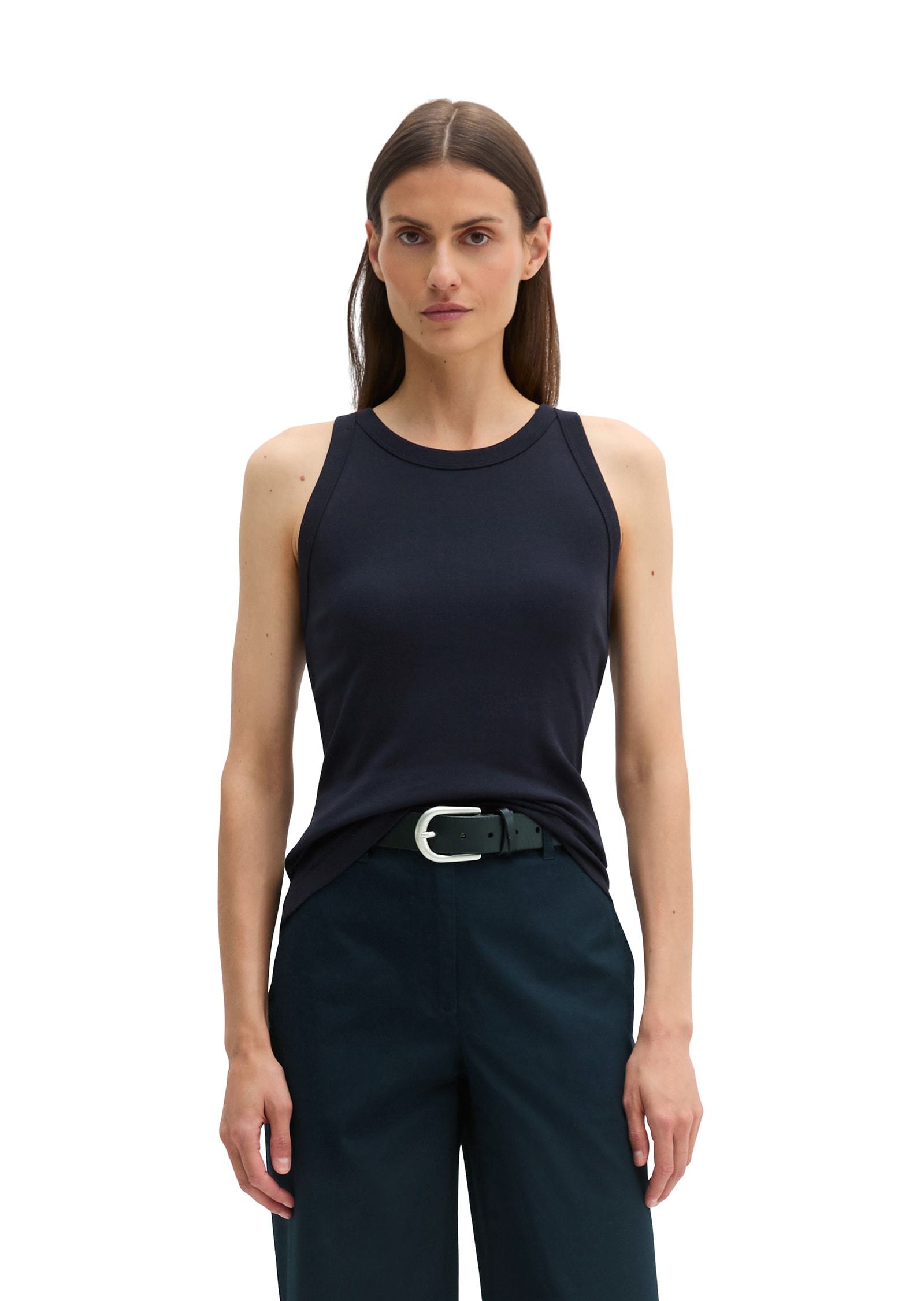 Marc OPolo T-Shirt "aus Rippjersey" günstig online kaufen