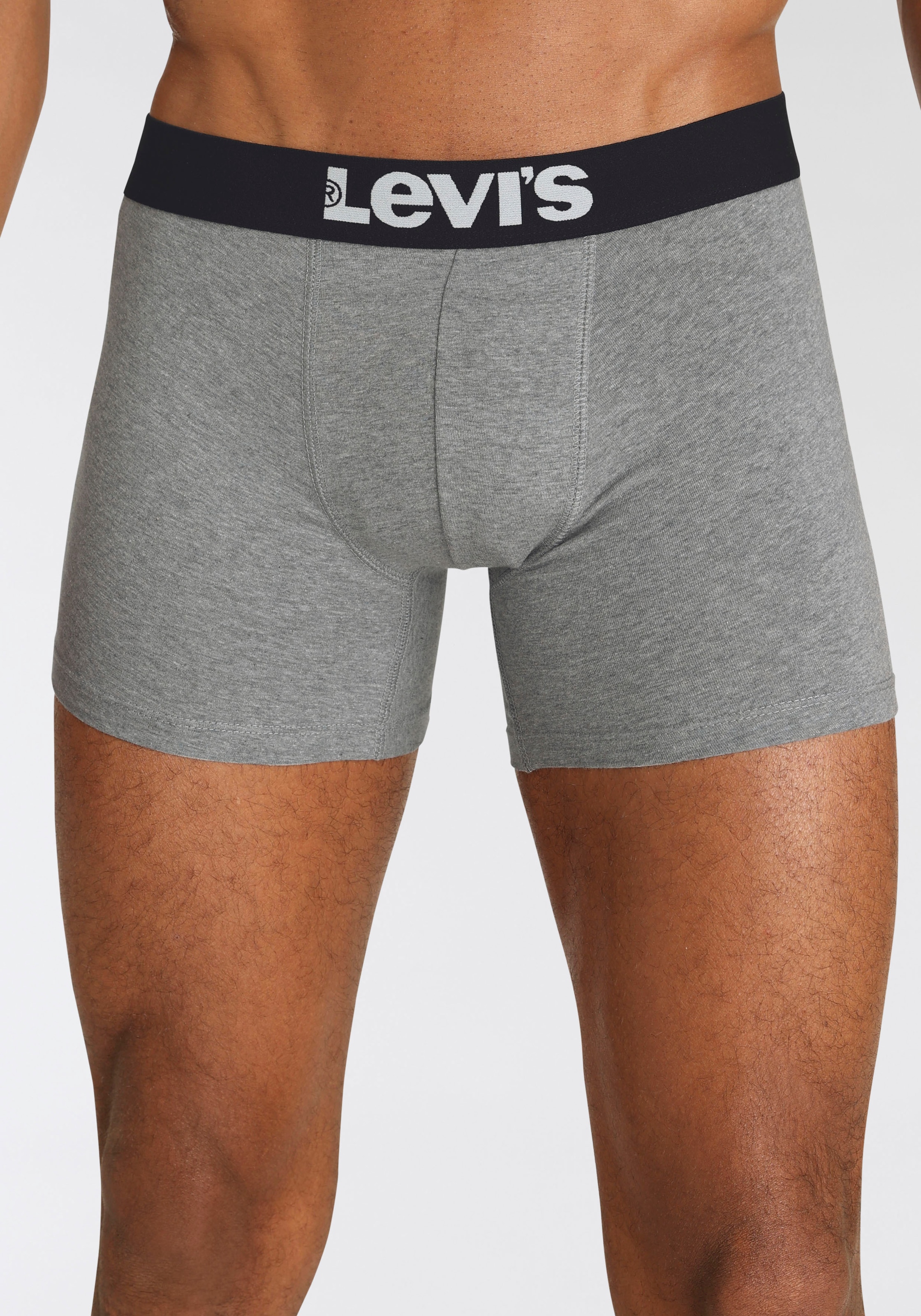 Levis Boxershorts "Men Solid Logo Boxer 4er Pack", (Packung, 4er-Pack), mit günstig online kaufen