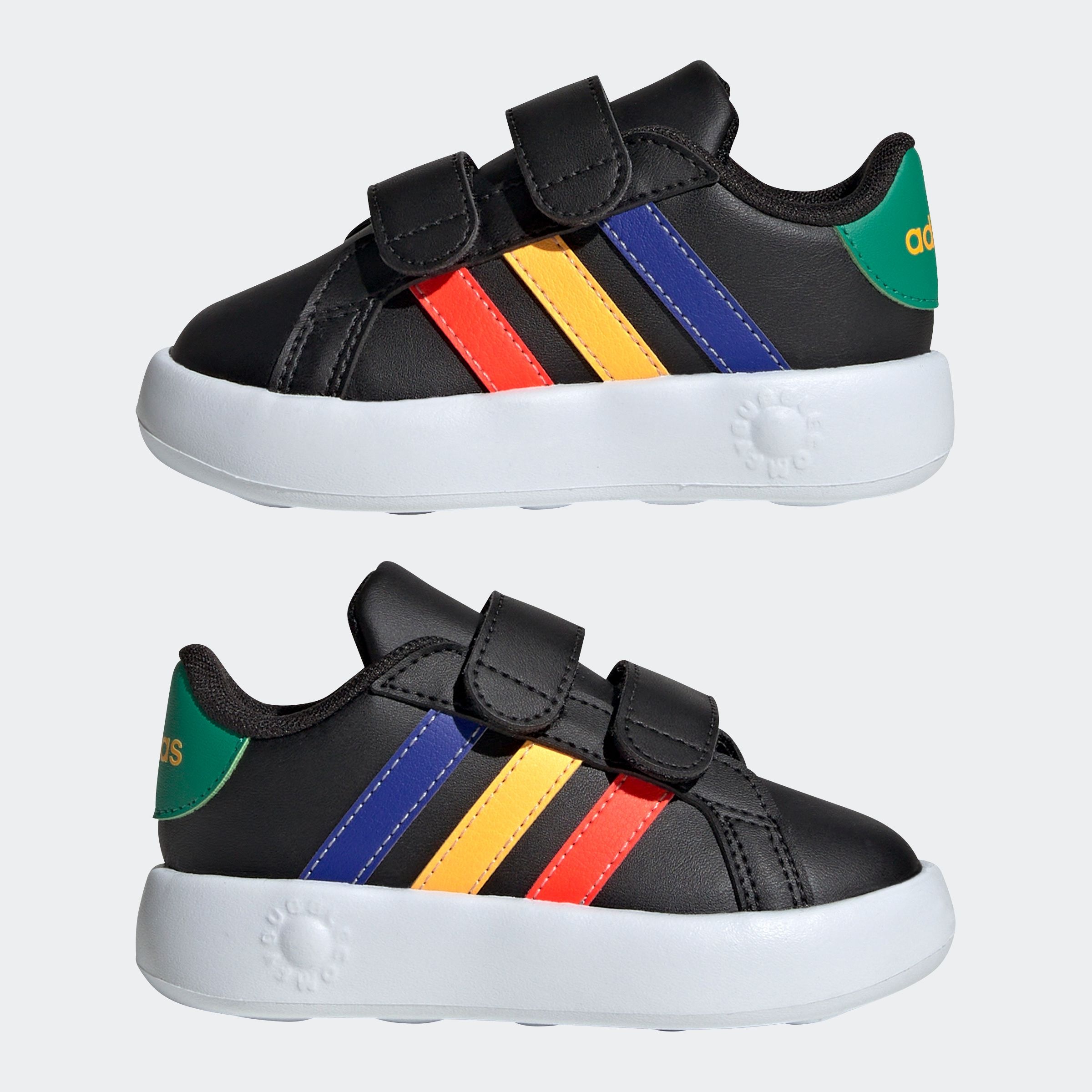 adidas Sportswear Klettschuh »GRAND COURT 2.0 KIDS«, Design auf den Spuren des adidas Superstar, für Kinder