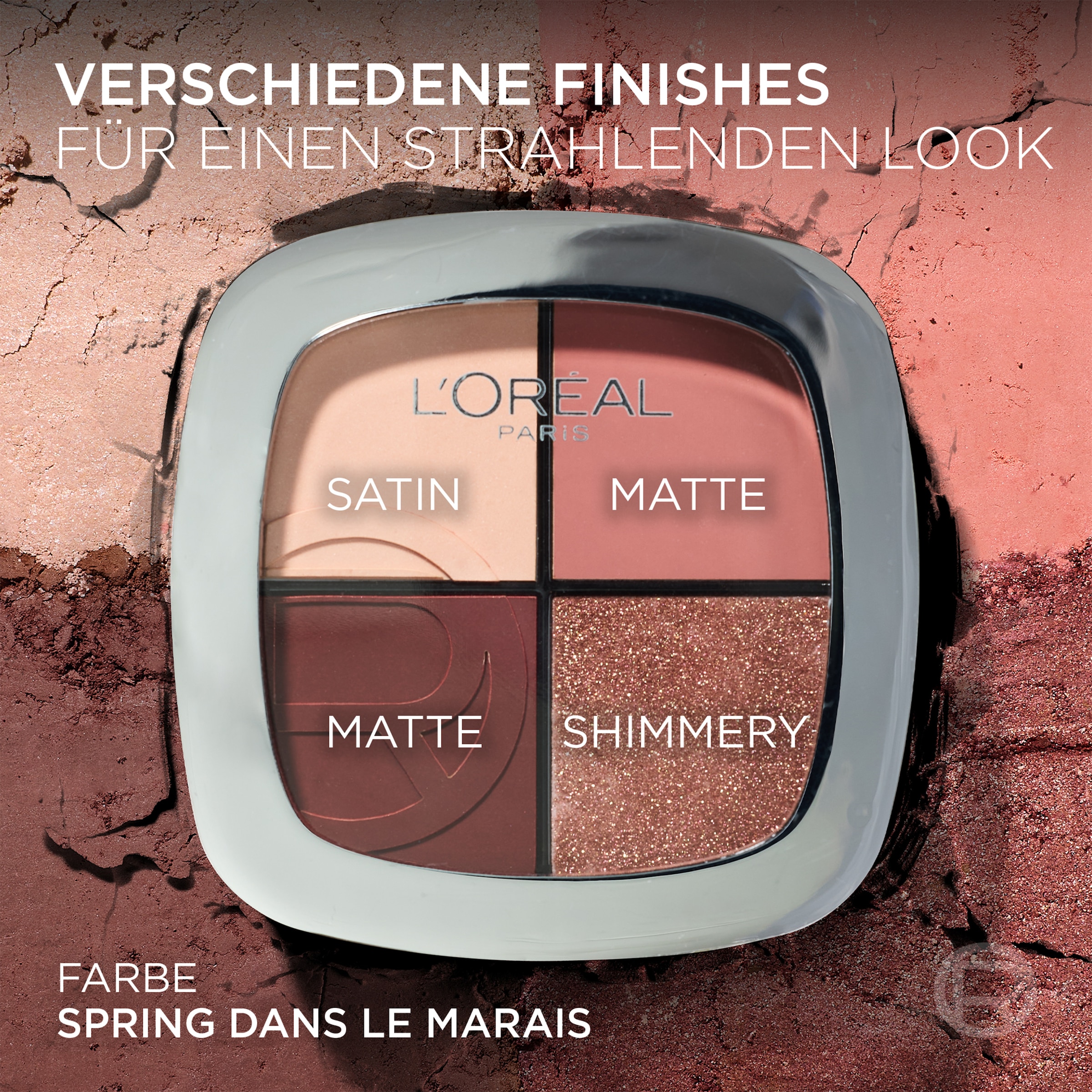 L'ORÉAL PARIS Lidschatten-Palette »L'Oréal Paris Rendez-Vous Couleur Eye & Cheek Quad«