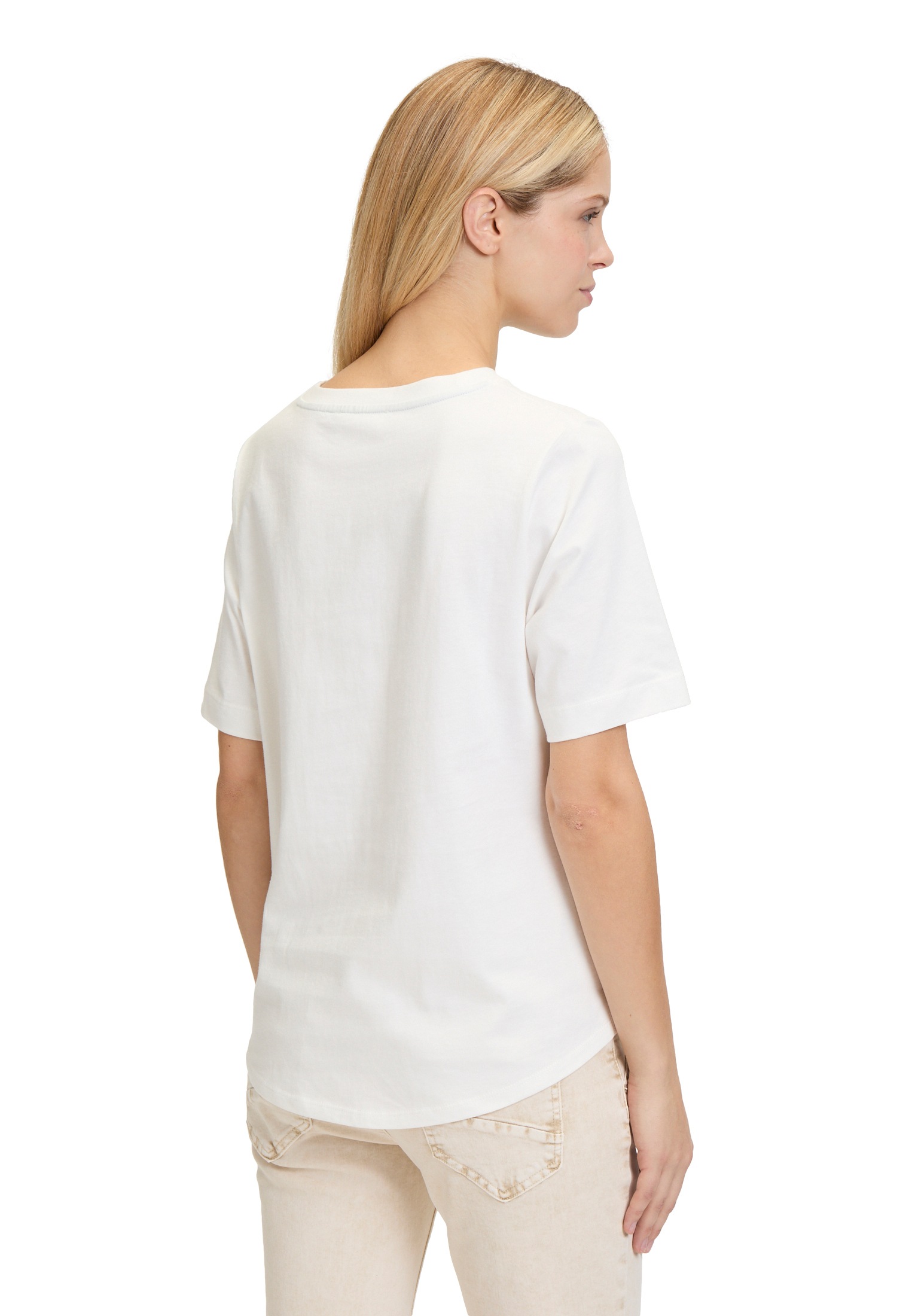 Cartoon Kurzarmshirt »Cartoon Rundhals-Shirt mit Schleifenknoten«, (1 tlg.), Materialmix