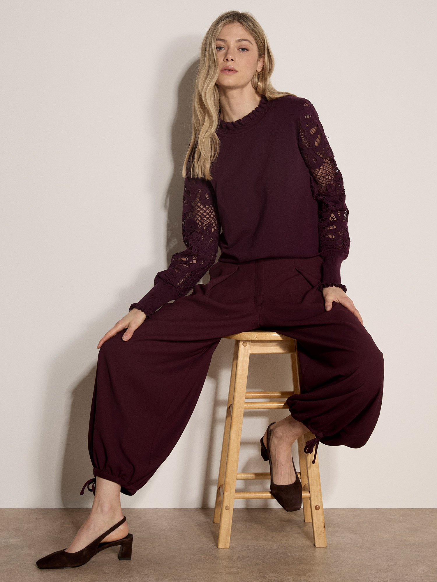 Apricot Palazzohose »Weite Hose«  mit Kordelzug
