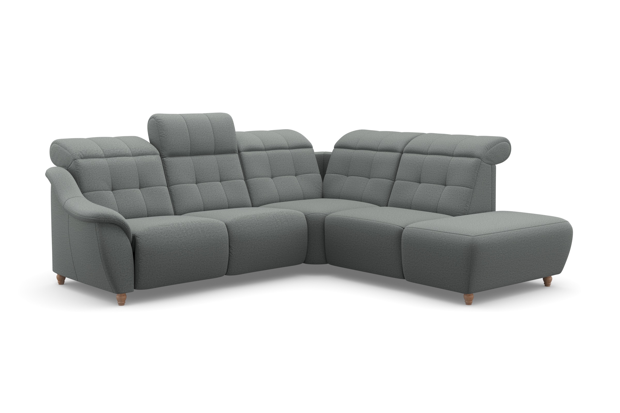 Home affaire Ecksofa »Boston L-Form«, Kopfteilverstellung an jeder Sitzfläche, wahlweise Relaxfunktion