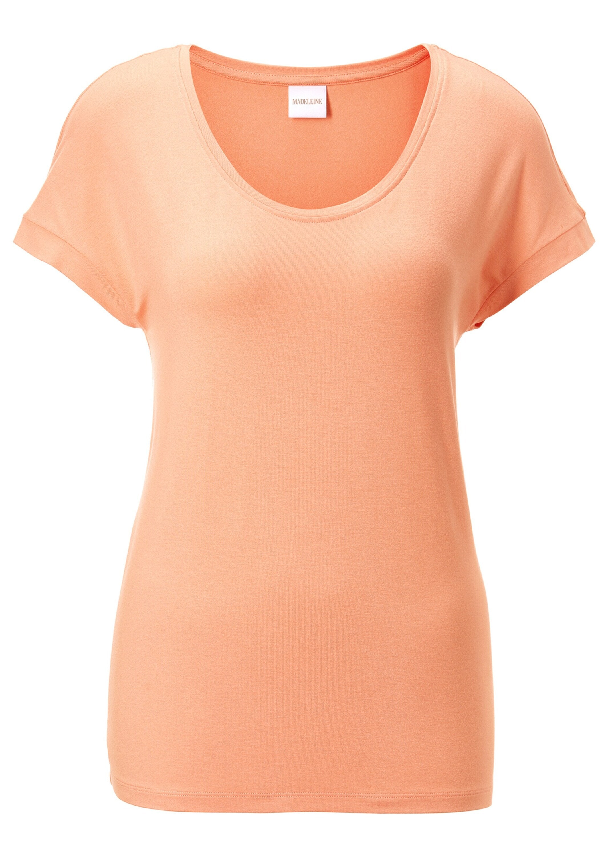 MADELEINE Kurzarmshirt "Jerseybluse Elegantes Viskose-Oberteil" Viskose Jersey