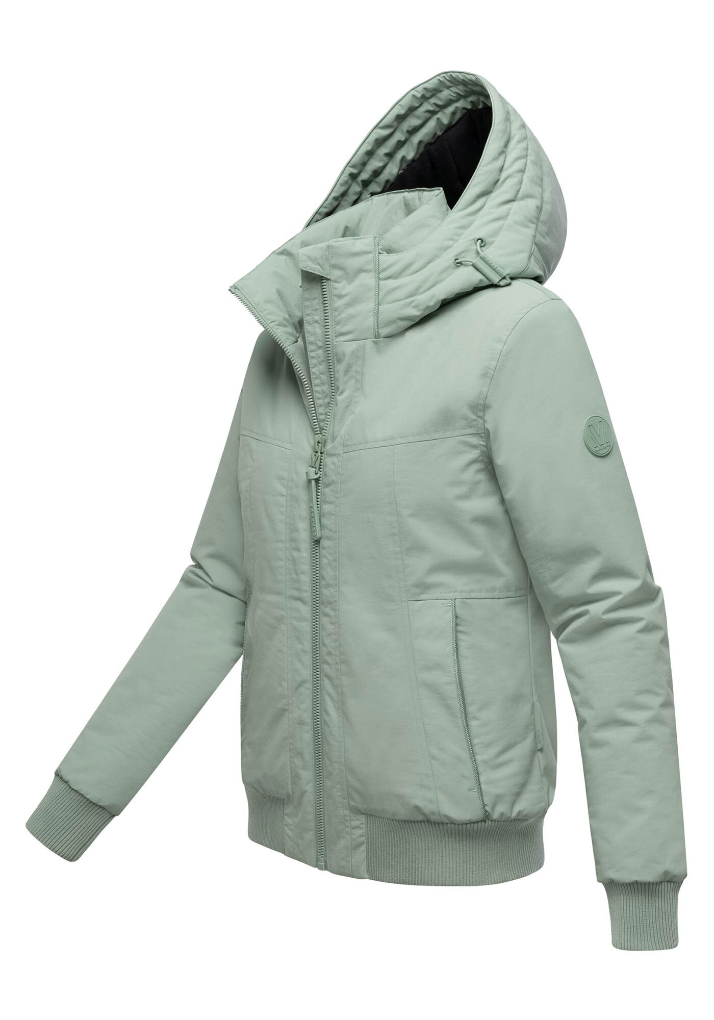 Marikoo Winterjacke »Mooni 16«, Gefütterte Winterjacke mit Kapuze und Kordelzug