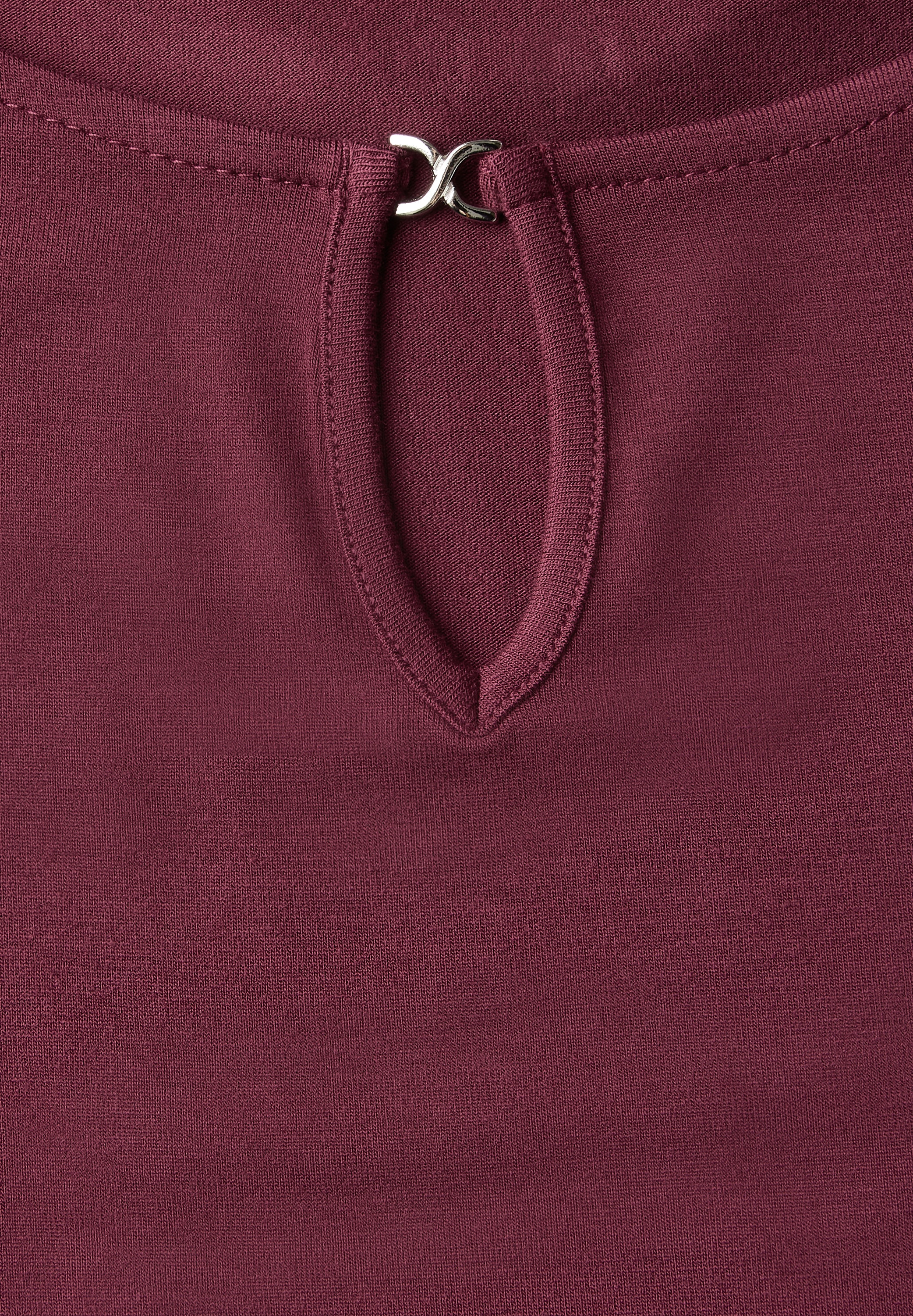 STREET ONE Shirttop, mit Materialmix