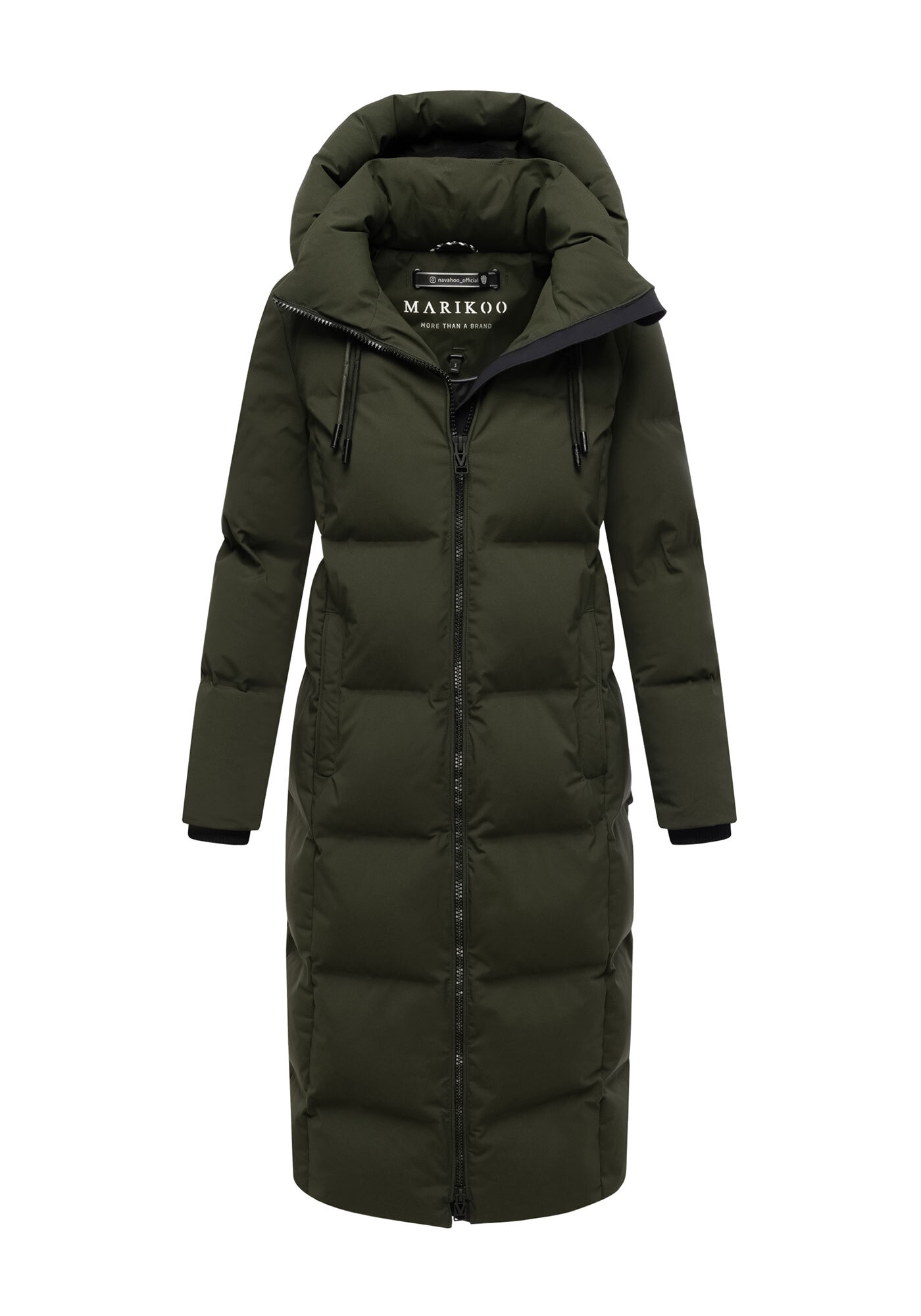 Marikoo Winterjacke »Tikoraa«, mit geschweißten Nähten und luxuriöser Kapuze