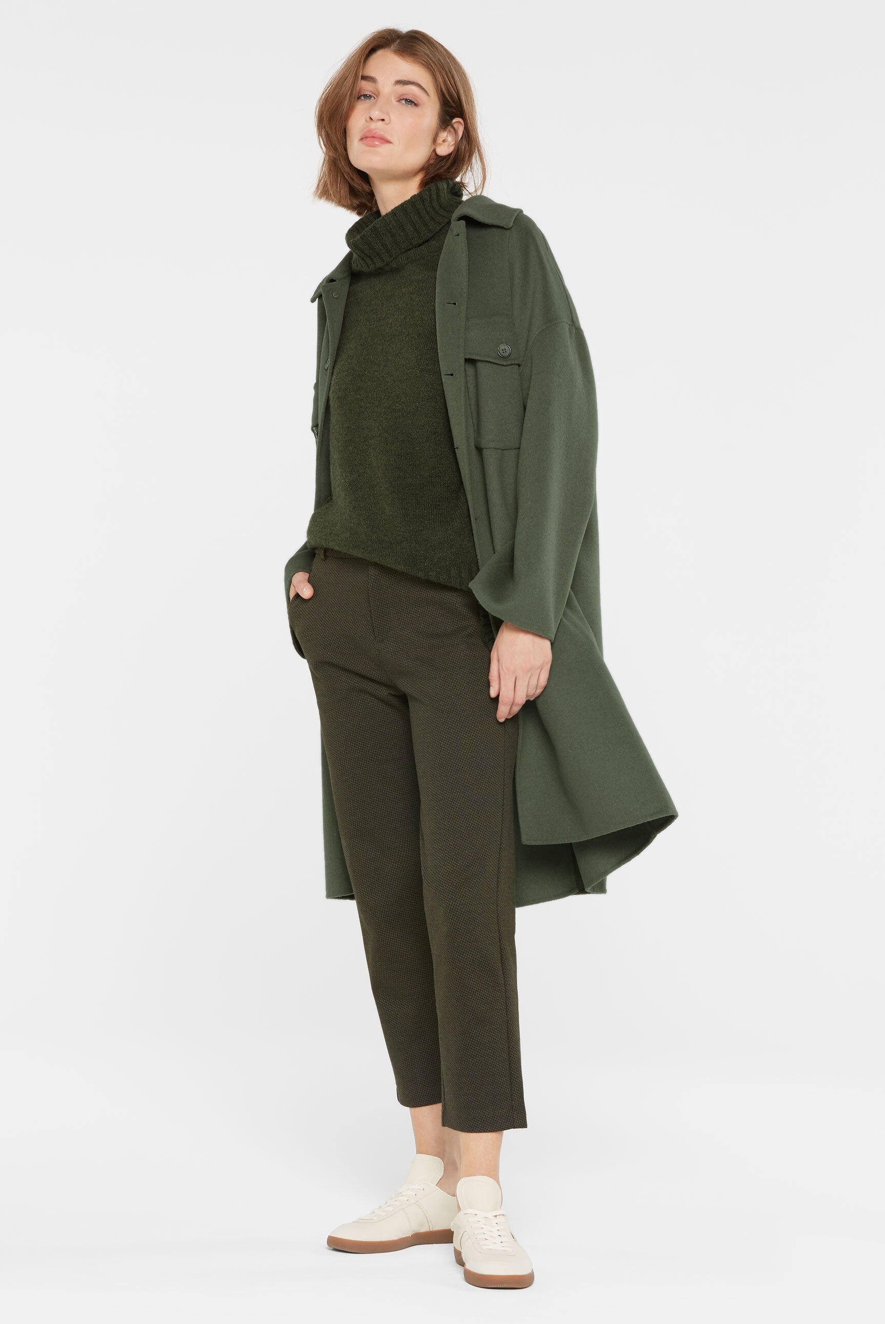 SENSES.THE LABEL Chinohose, mit verkürztem Bein