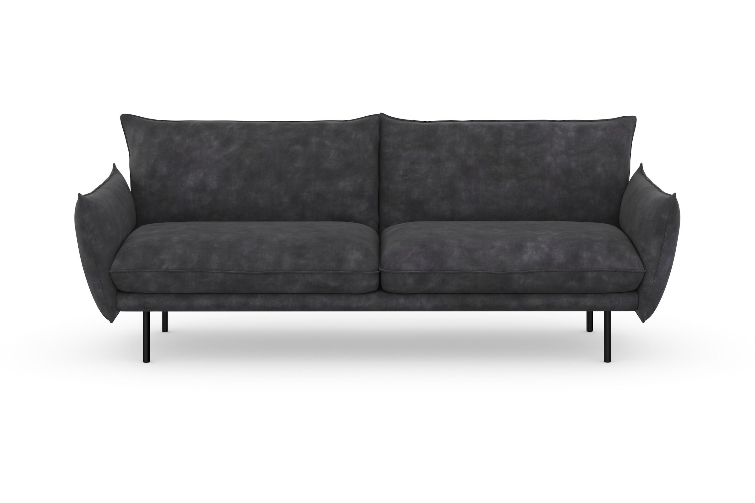 OTTO home 3-Sitzer "Stine" Besonderes Design durch Kissenoptik und Keder