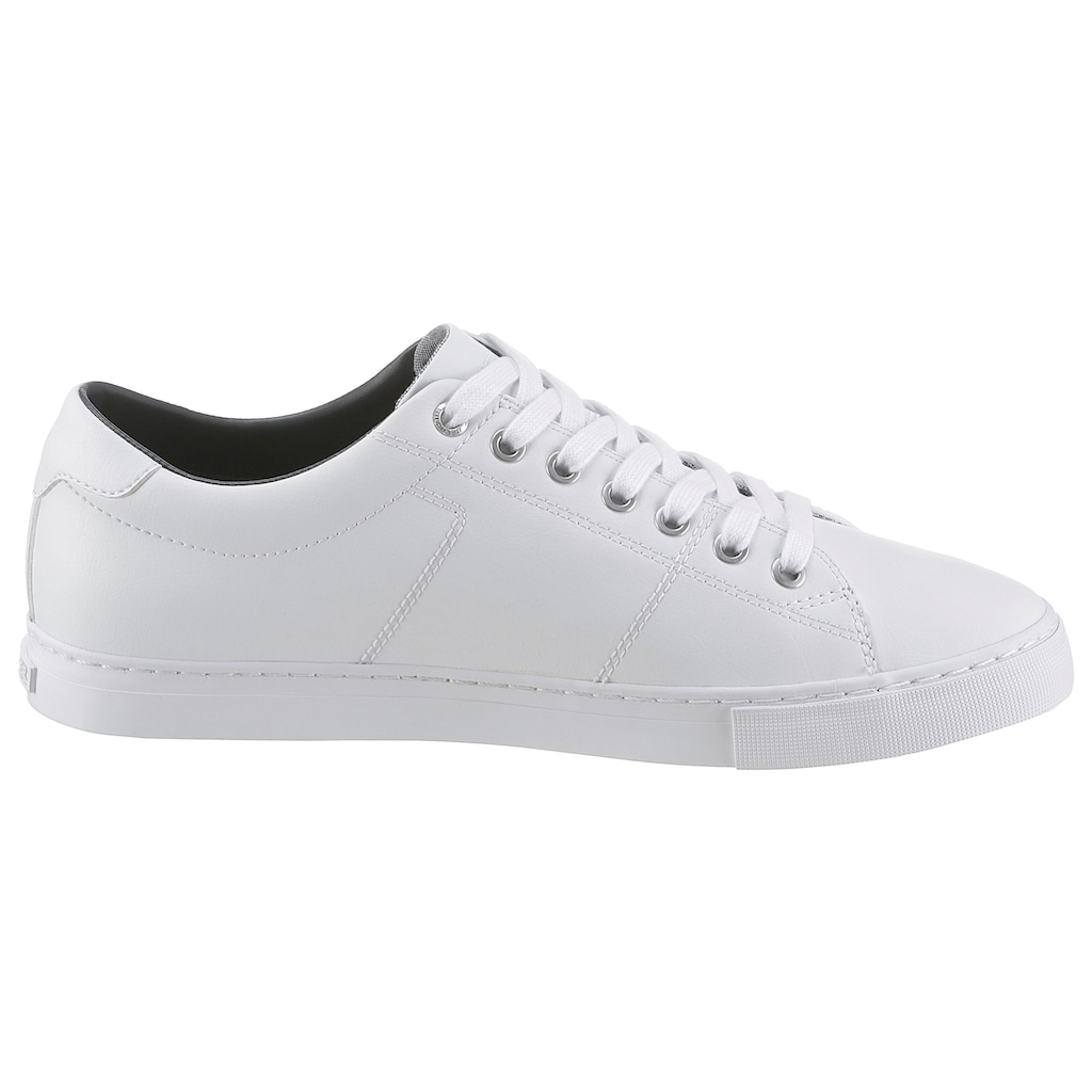 Tommy Hilfiger Sneaker »ESSENTIAL LEATHER SNEAKER«, Freizeitschuh, Halbschuh, Schnürschuh