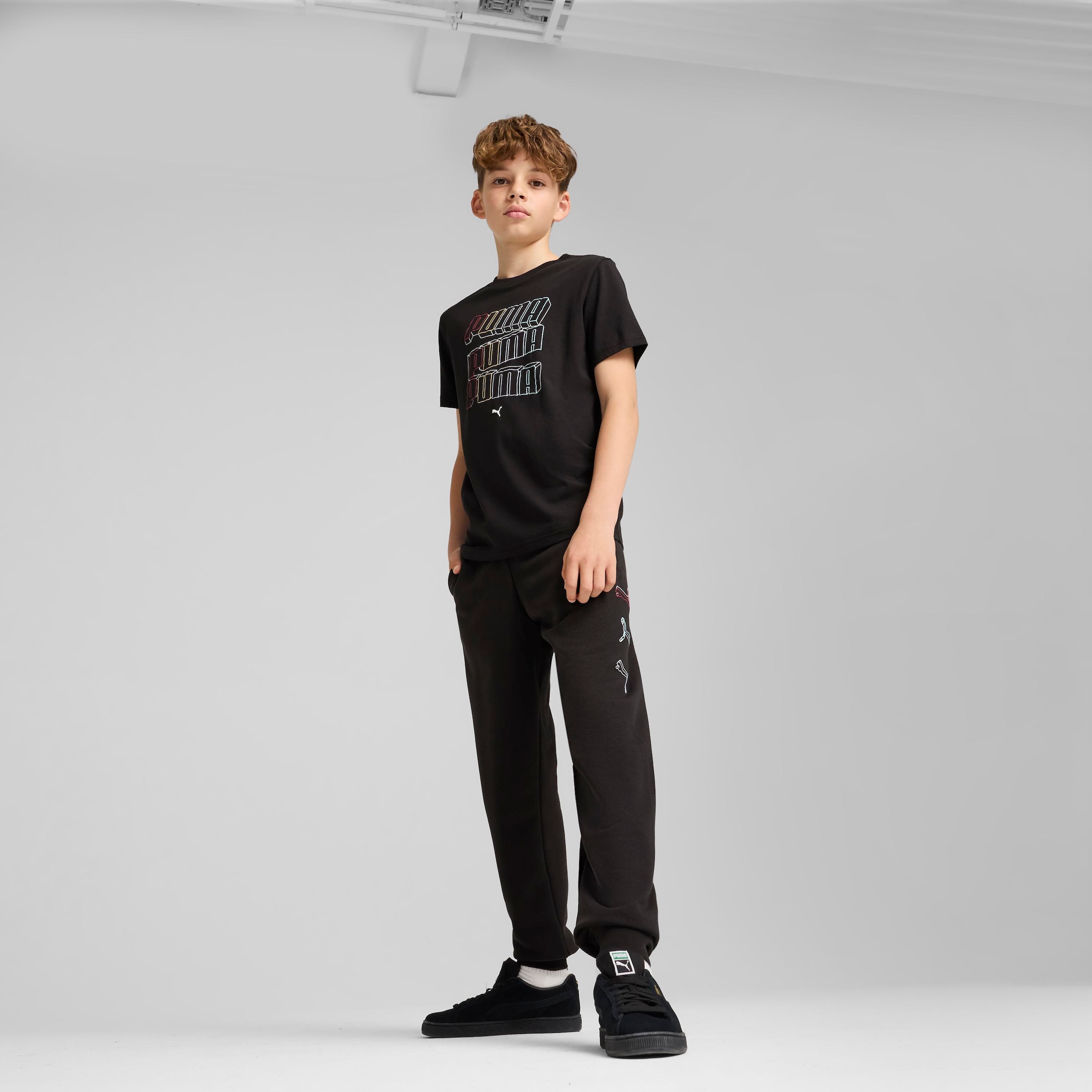 PUMA Trainingshose »ESS LOGO LAB EXECUTION SWEATPANTS TR B«  sportlicher Stil, für Jugendliche, mit Eingrifftaschen, Regular Fit