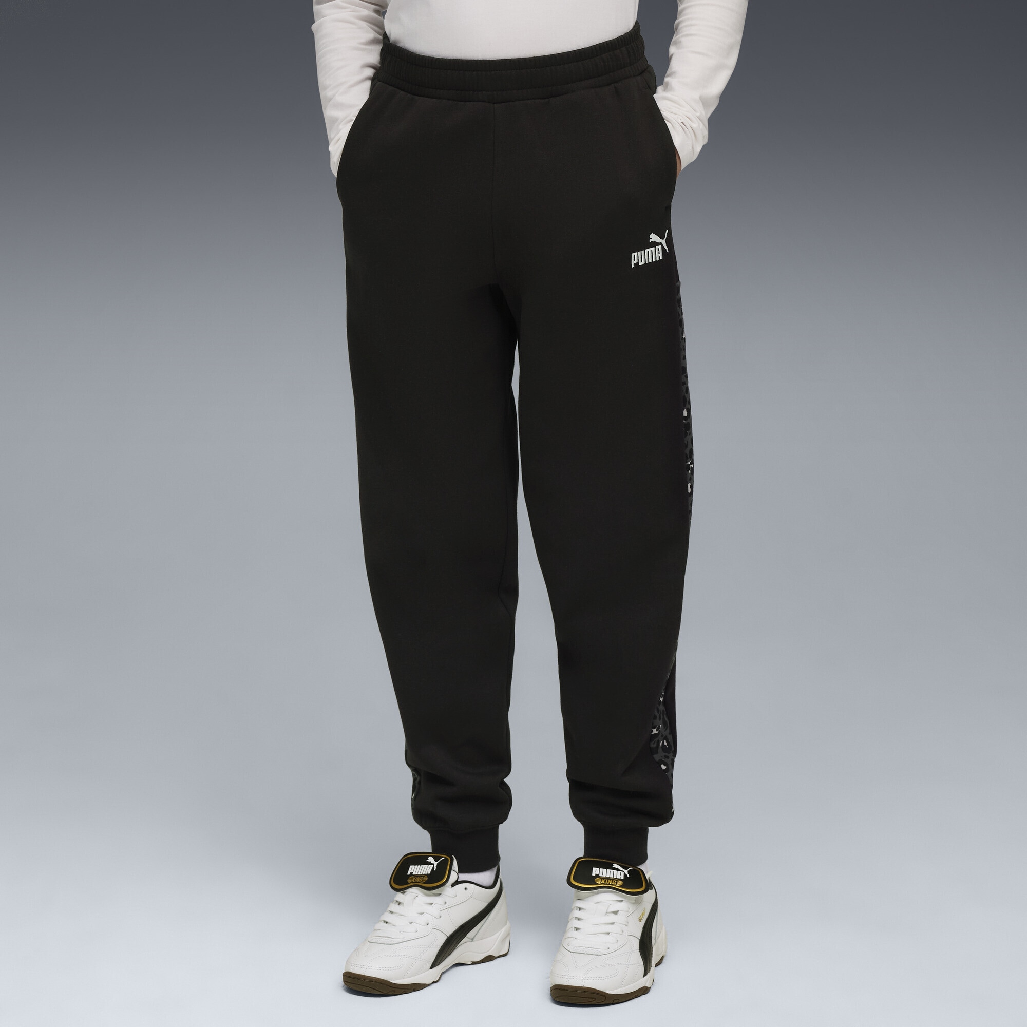 PUMA Sporthose »Essentials Graphic Animal High-Waist-Jogginghose Mädchen«