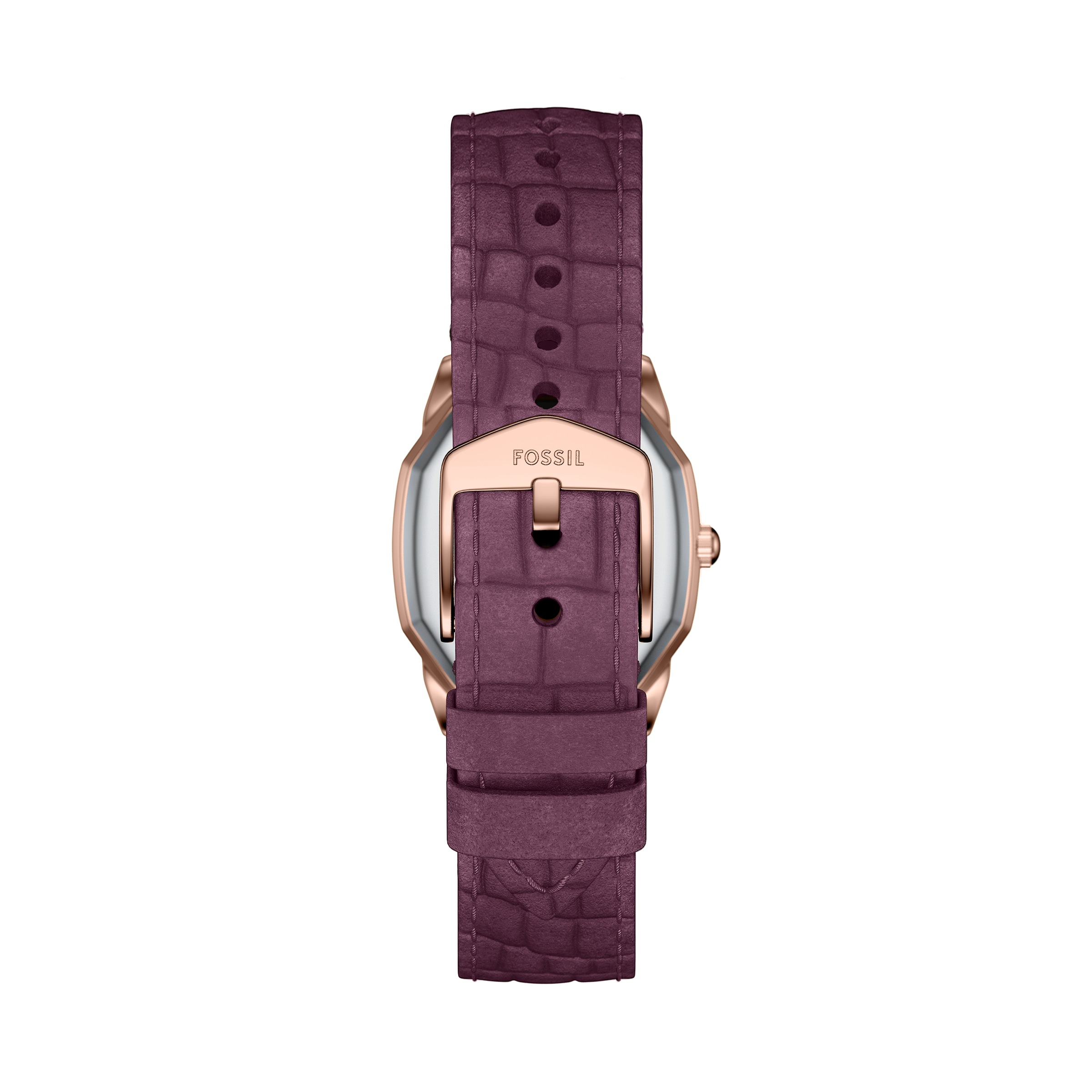 Fossil Quarzuhr »HARLOW«, Armbanduhr, Damenuhr, Lederarmband, analog
