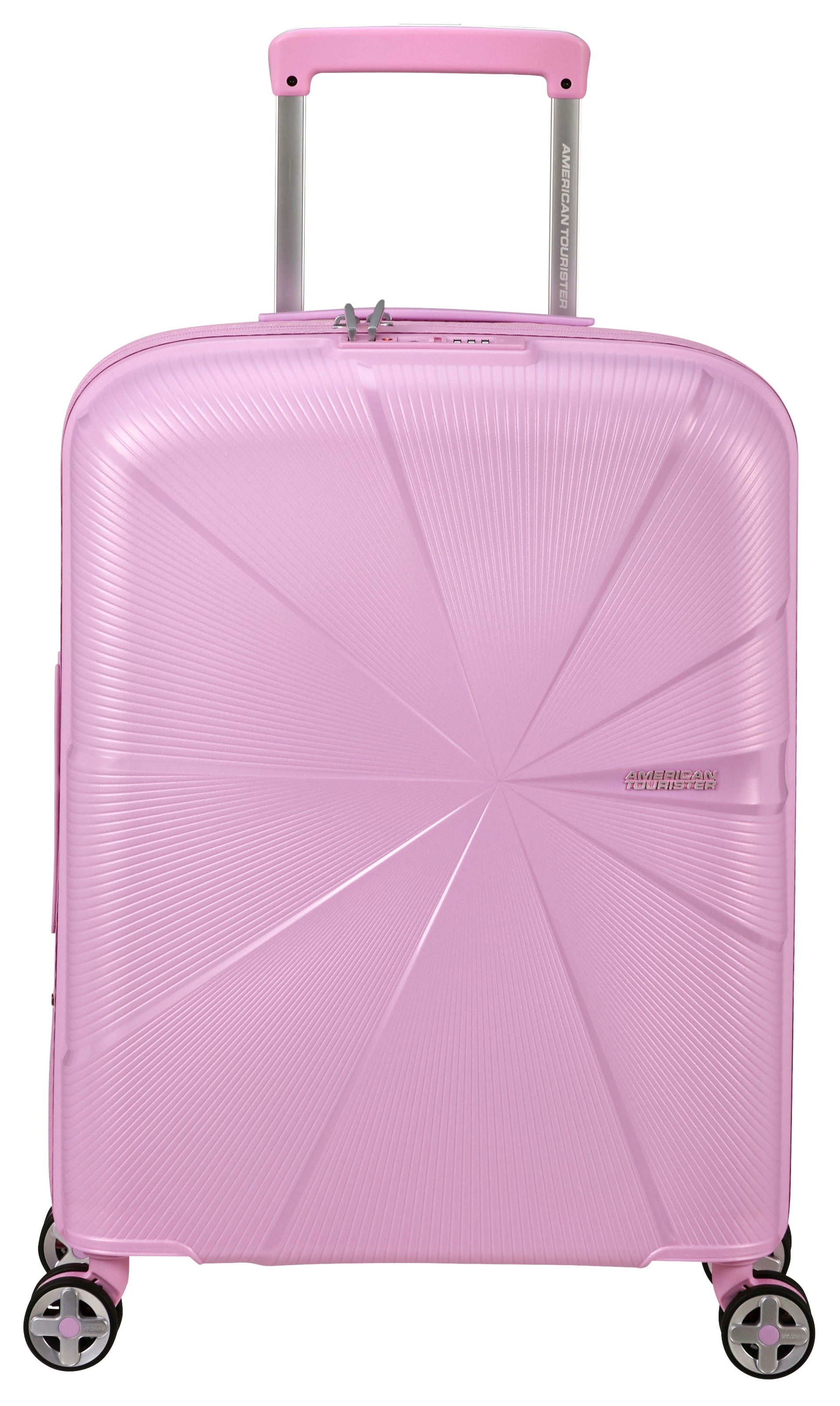 American Tourister® Hartschalen-Trolley »STARVIBE 55«, 4 St. Rollen, Handgepäck-Koffer Reisegepäck Koffer TSA-Zahlenschloss