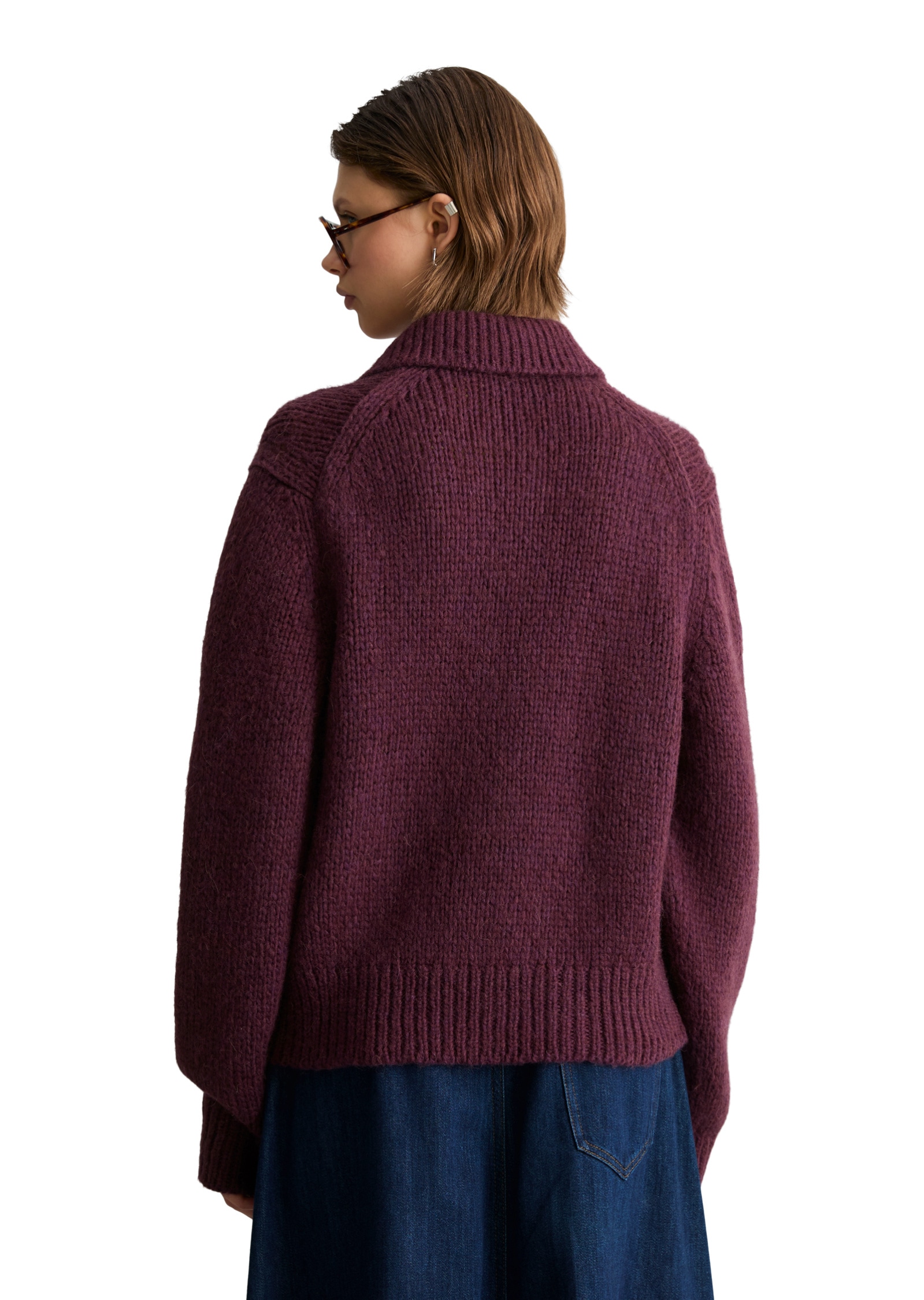 Marc O'Polo DENIM Cardigan »aus weichem Schurwolle-Mix«