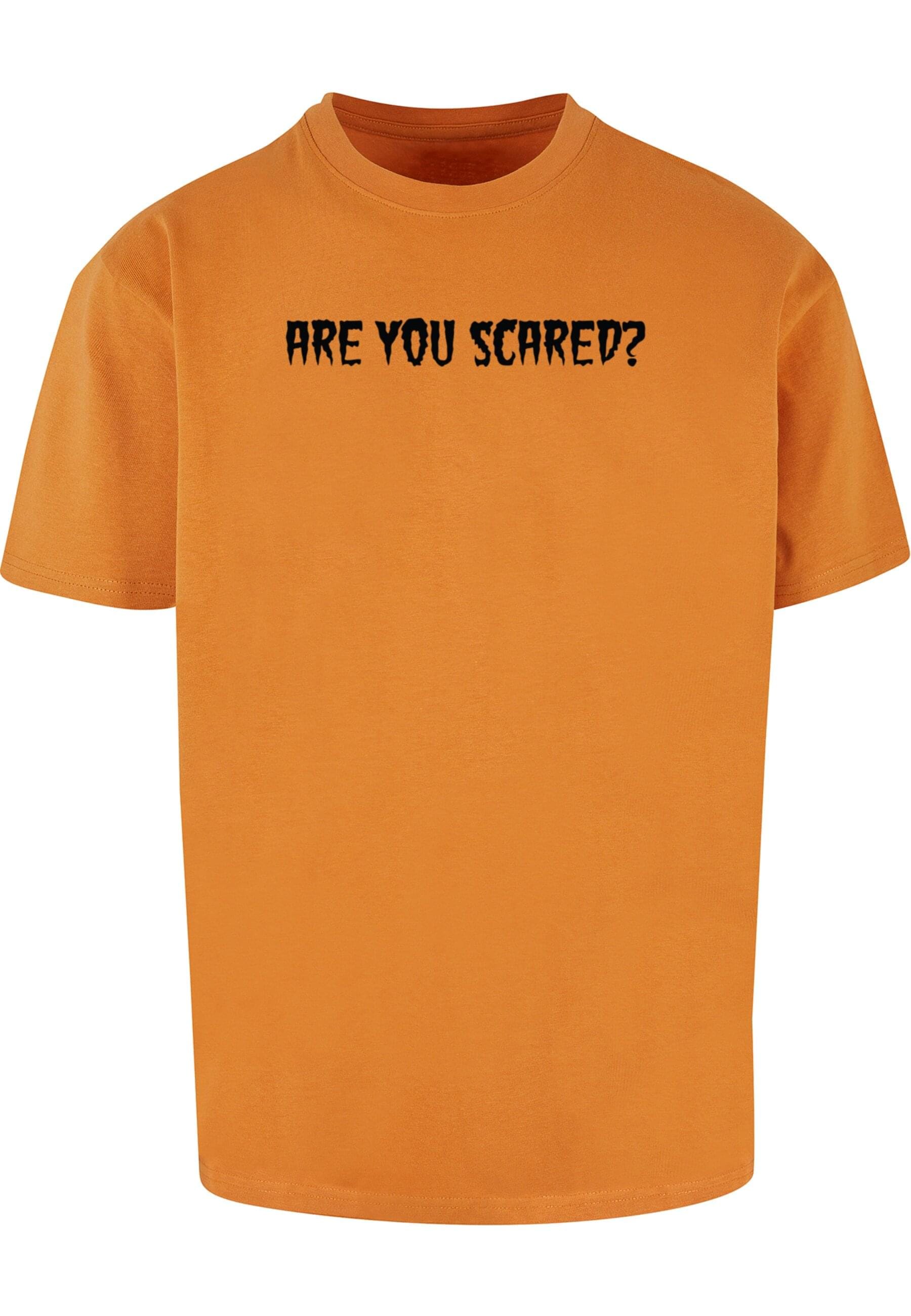 Merchcode T-Shirt "Merchcode Halloween - Are You Scared Tee" 1 Stk. tlg. günstig online kaufen