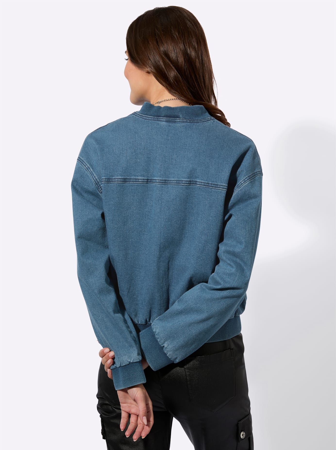 Inspirationen Women's Bomber Jacket Blue Size 54 2