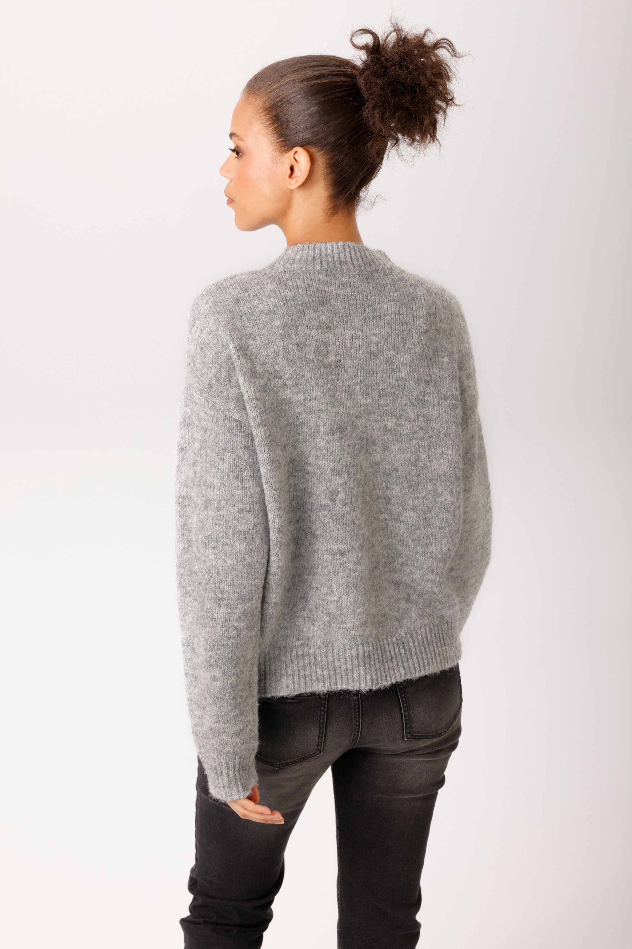 Aniston CASUAL Strickpullover mit Kordel-Applikationen - NEUE KOLLEKTION
