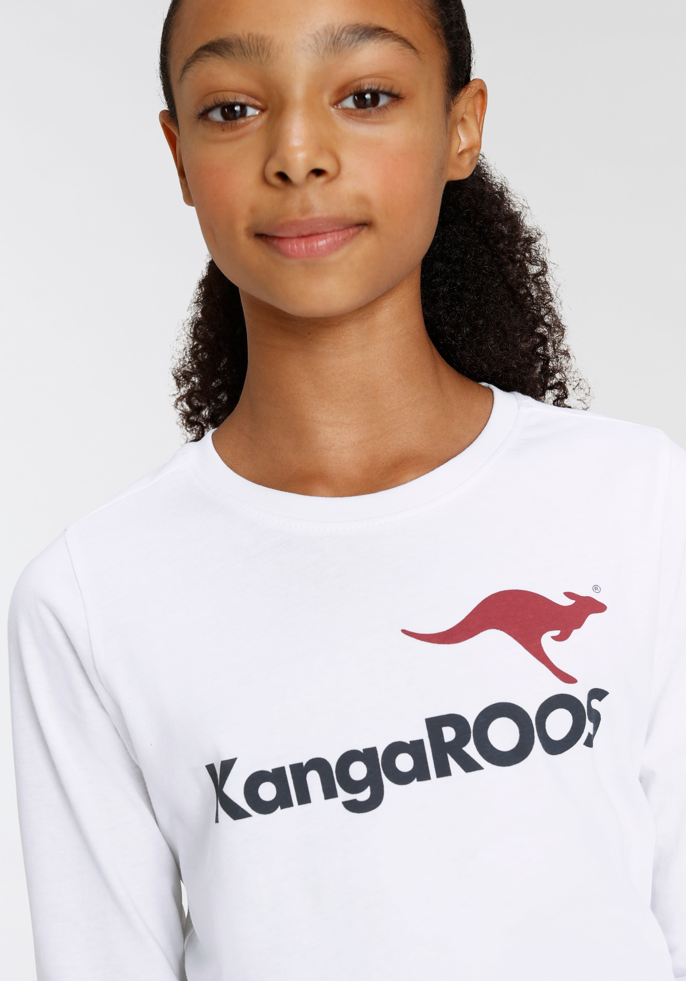 KangaROOS Logo« Langarmshirt | BAUR »Basic