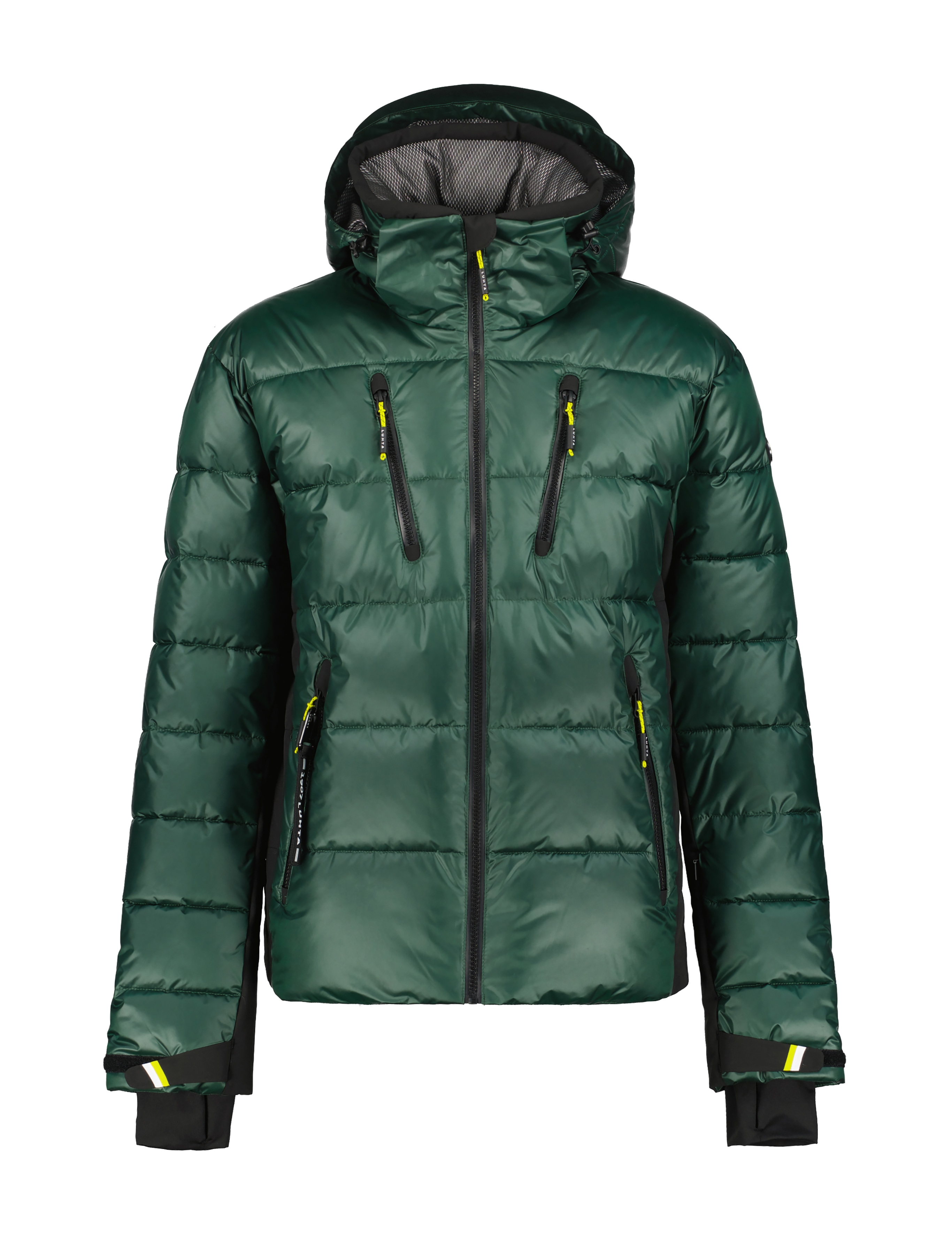 Luhta Skijacke "H SKIJACKE ADJATOAIVI" mit Kapuze mit Reißverschlusstaschen, inklusive Brusttaschen und Skipasstasche