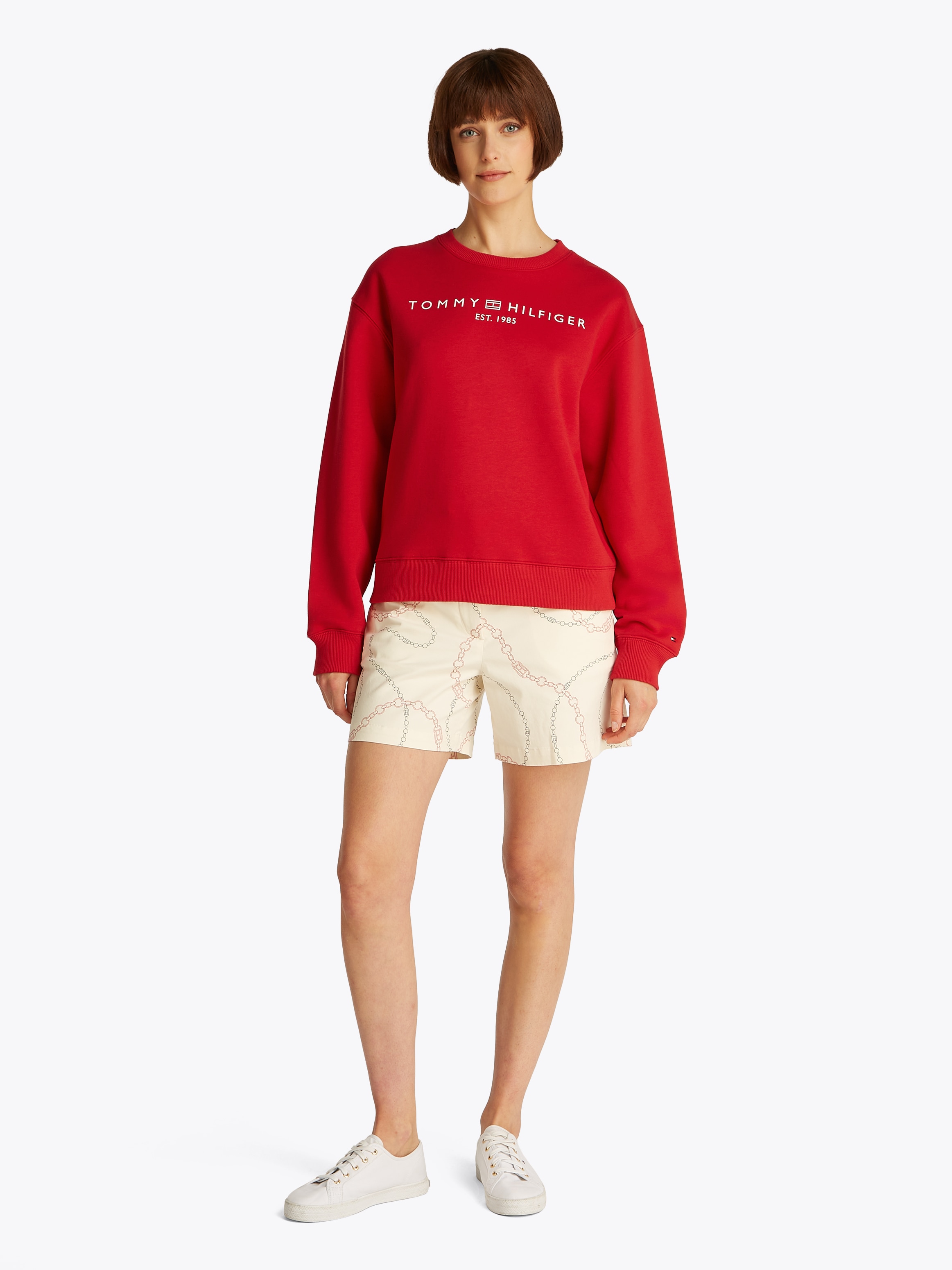 Tommy Hilfiger Sweatshirt »MDRN REG CORP LOGO C-NK SWTSHRT«, mit Logoschriftzug