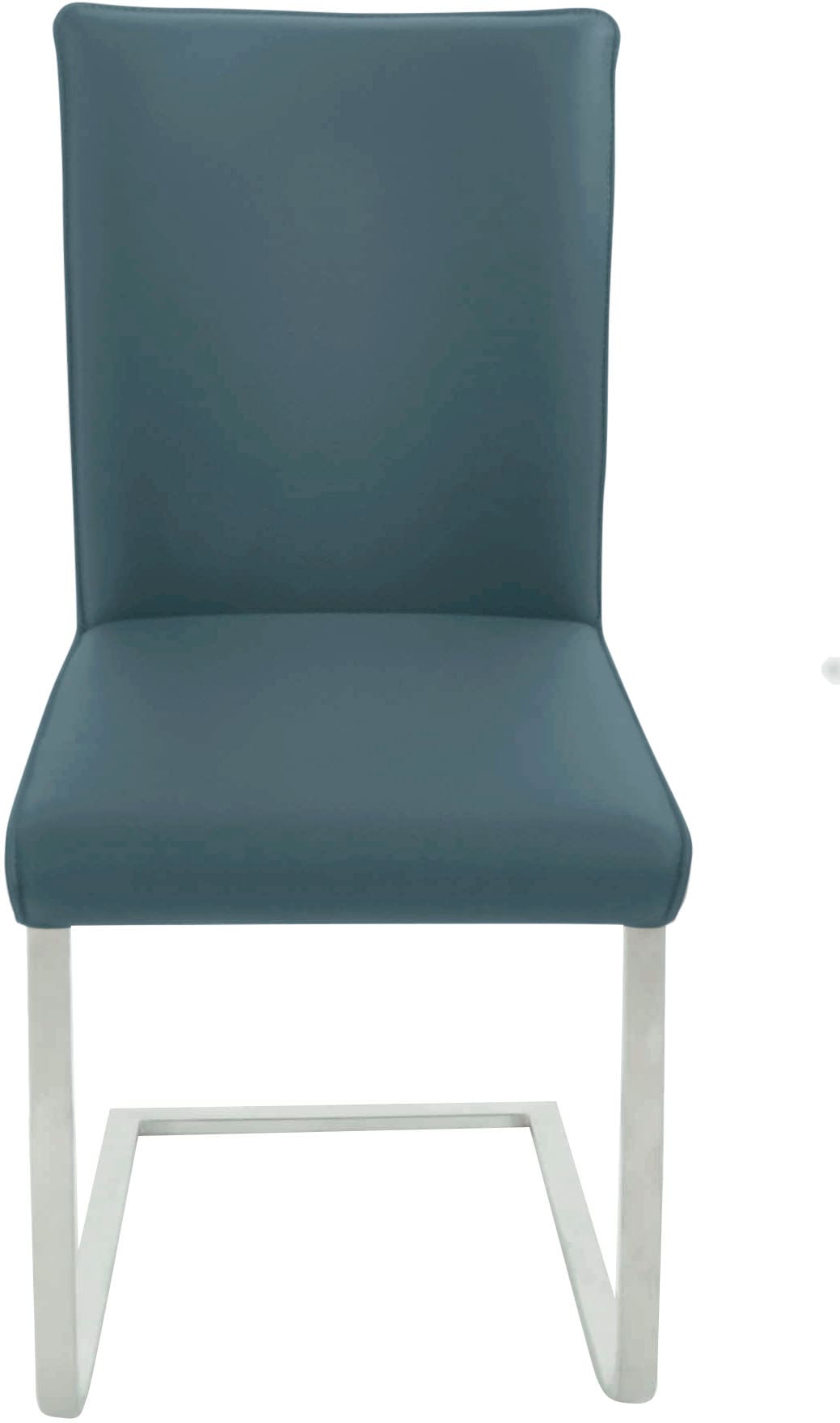 K+W Komfort & Wohnen Freischwinger »Santos III«, Leder Longlife BRONCO, mit Sattlernaht, Gestell aus Edelstahl, hochwertiger Sitzkomfort