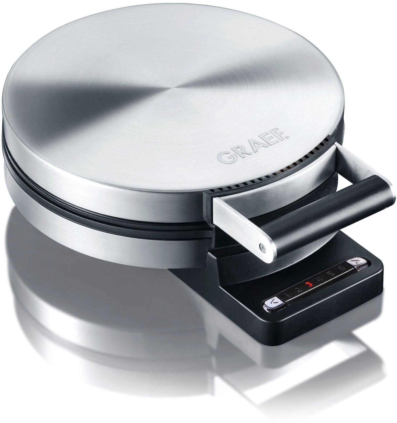 Graef Waffeleisen "WA 80, Edelstahl matt" 850 W günstig online kaufen