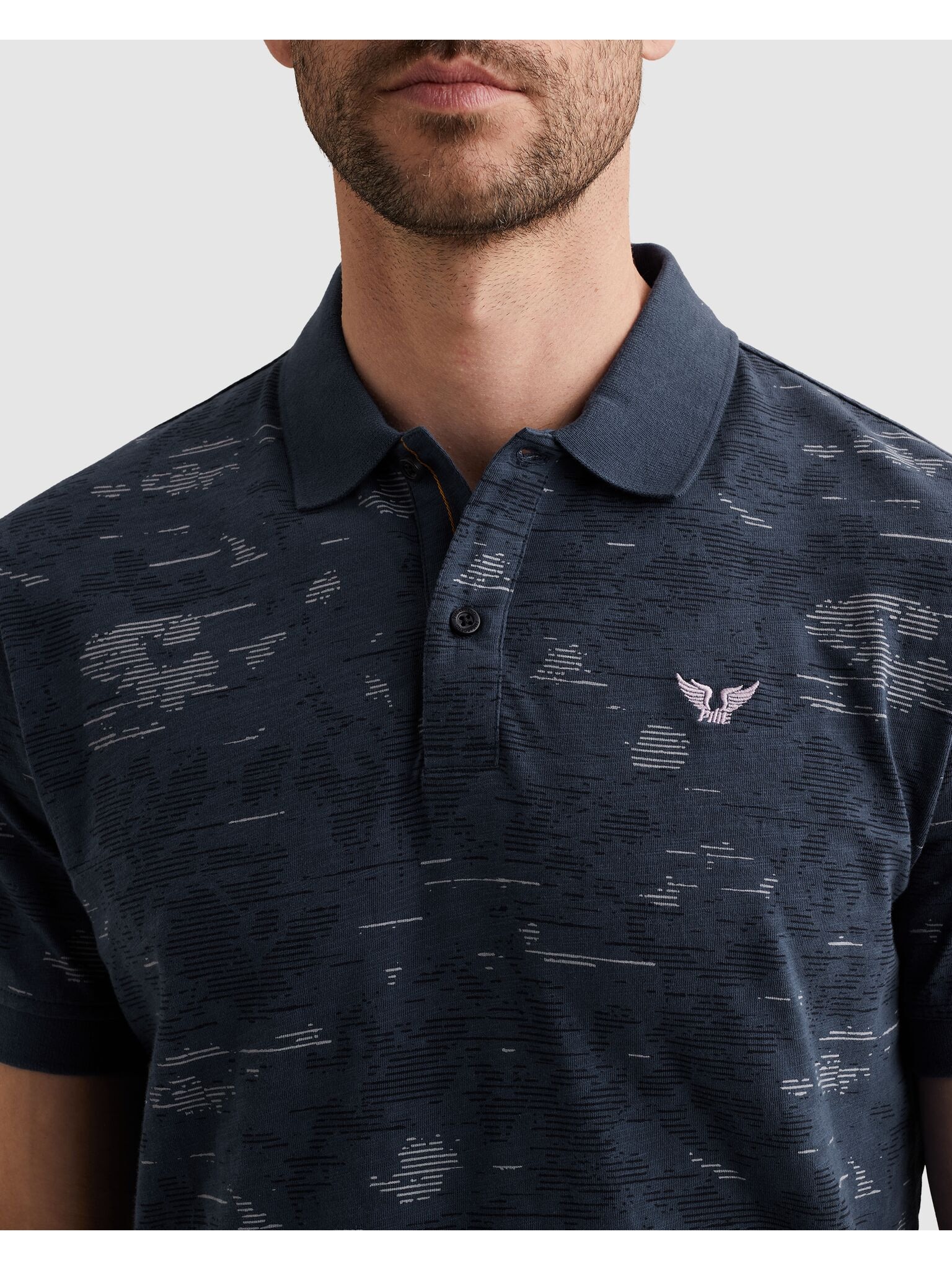 PME LEGEND Poloshirt mit Logo Stickerei