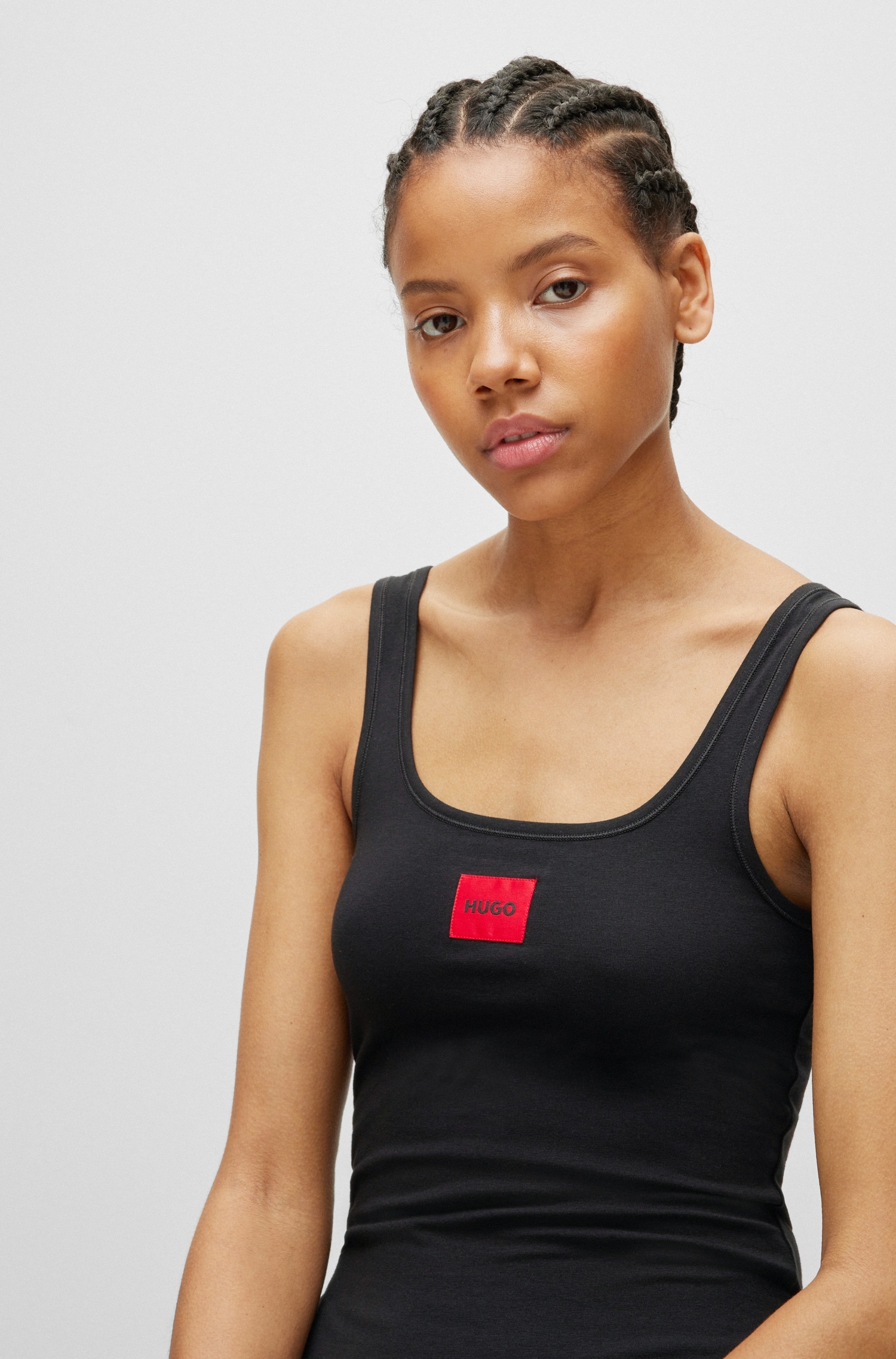 HUGO Underwear Trägertop »VEST RED LABEL«, mit Markenlabel