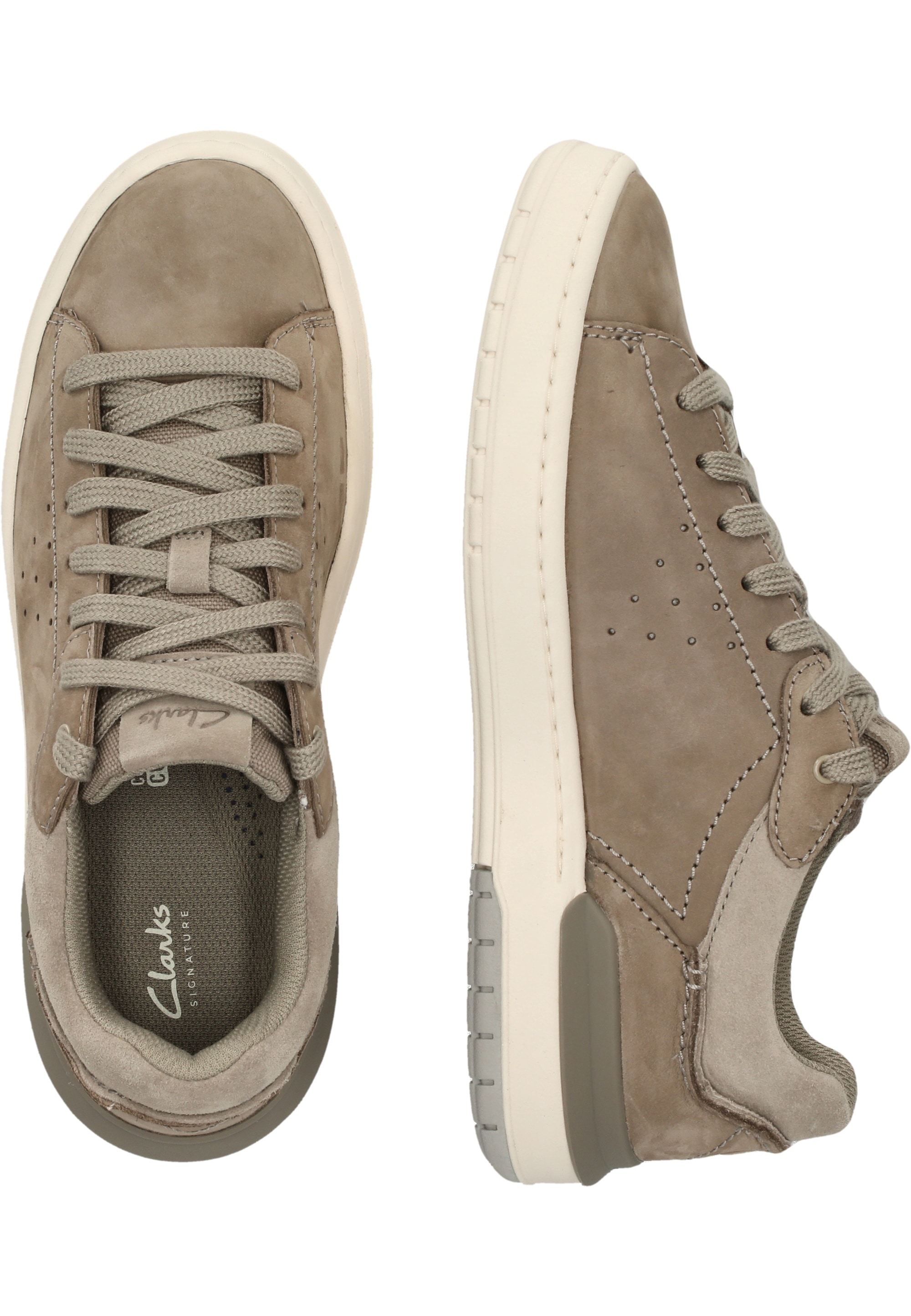 Clarks Sneaker »Courtlite2«, mit federleichter Sohle