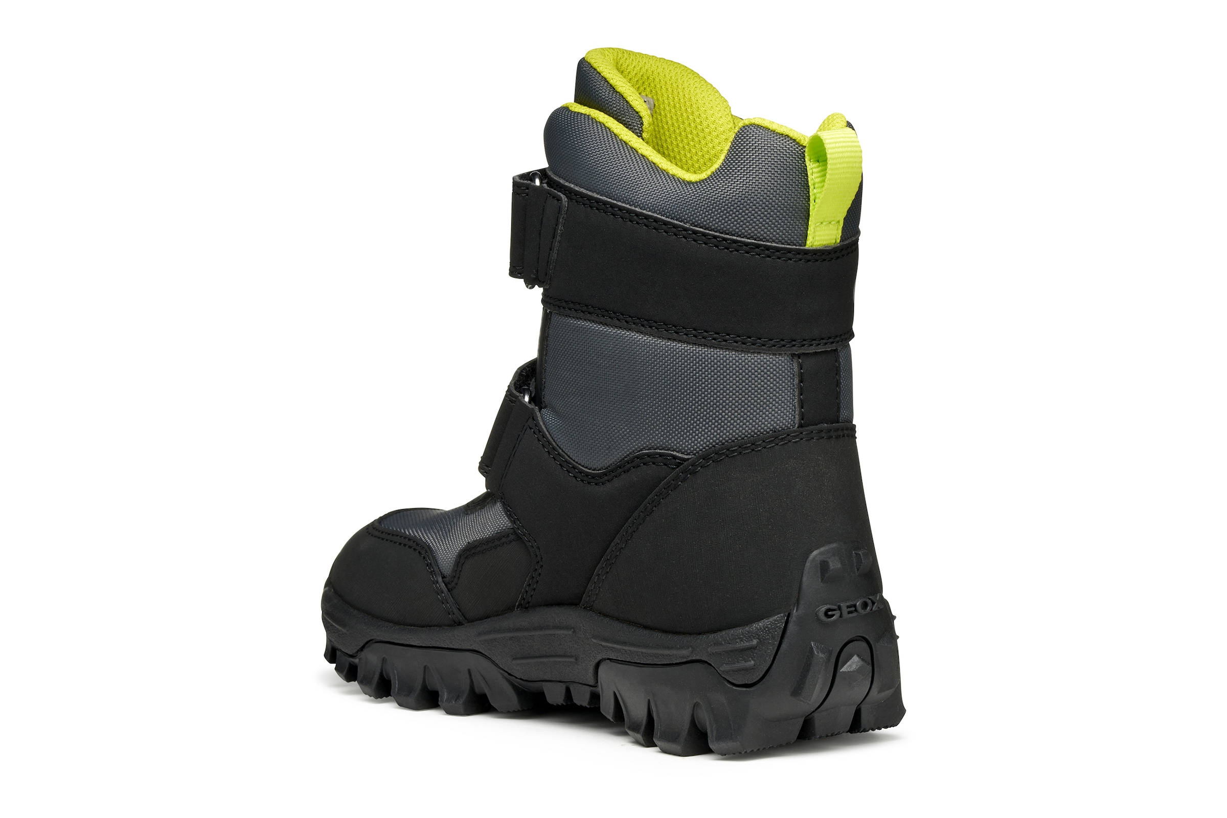 Geox Winterstiefel »J HIMALAYA BOY B ABX«, Snowboots, Klettstiefel mit Warmfutter, Größenschablone zum Download