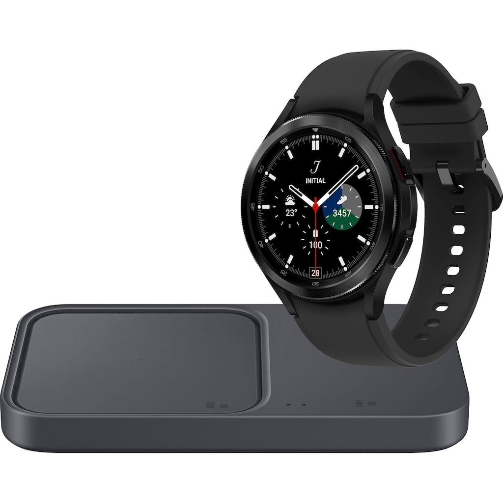 Samsung Smartwatch »Galaxy Watch4 Classic R890, 46mm + Wireless Charger Duo«, (Wear OS by Samsung)