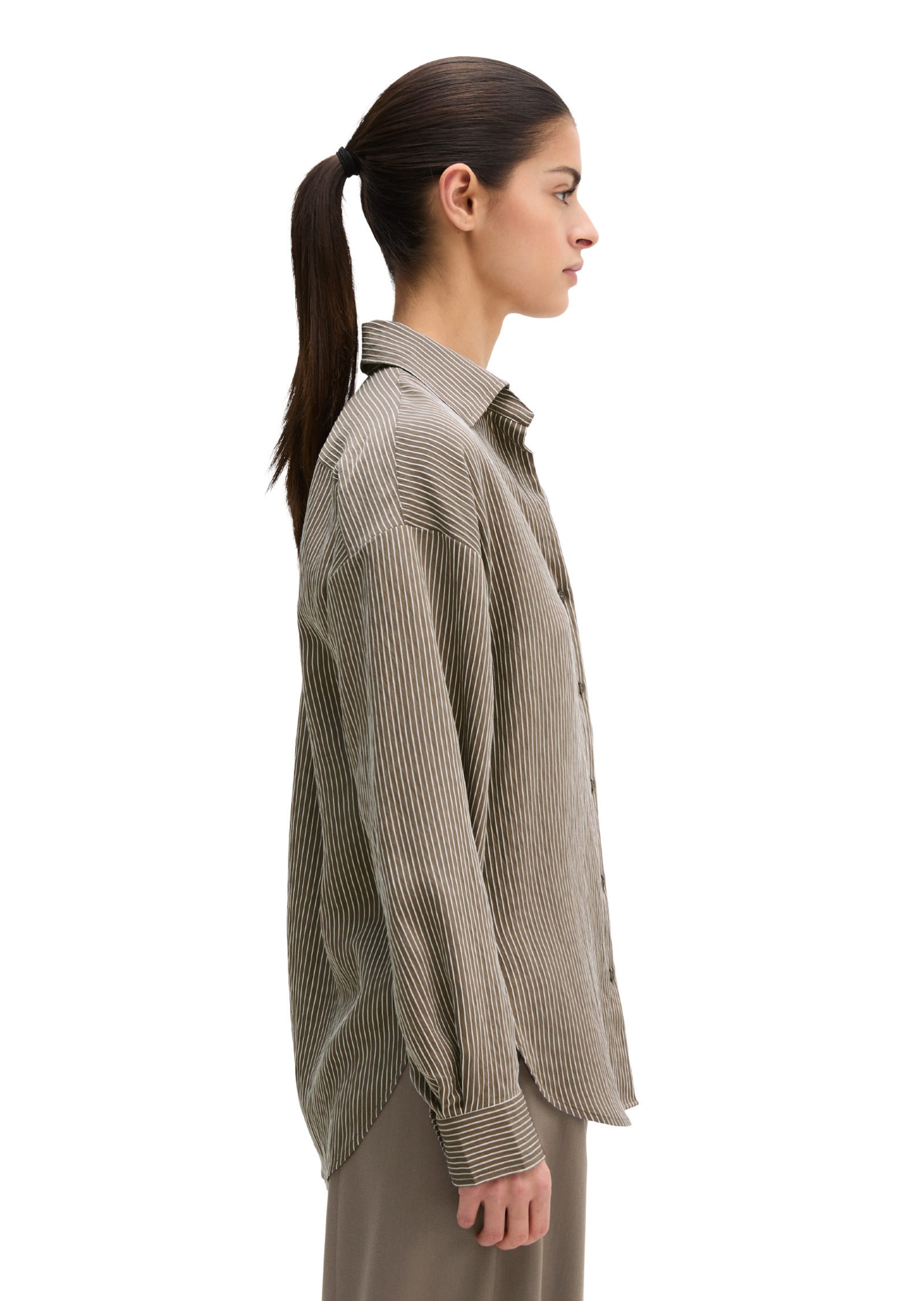 Marc O'Polo Langarmbluse »aus Crinkle-Viskose-Mix«