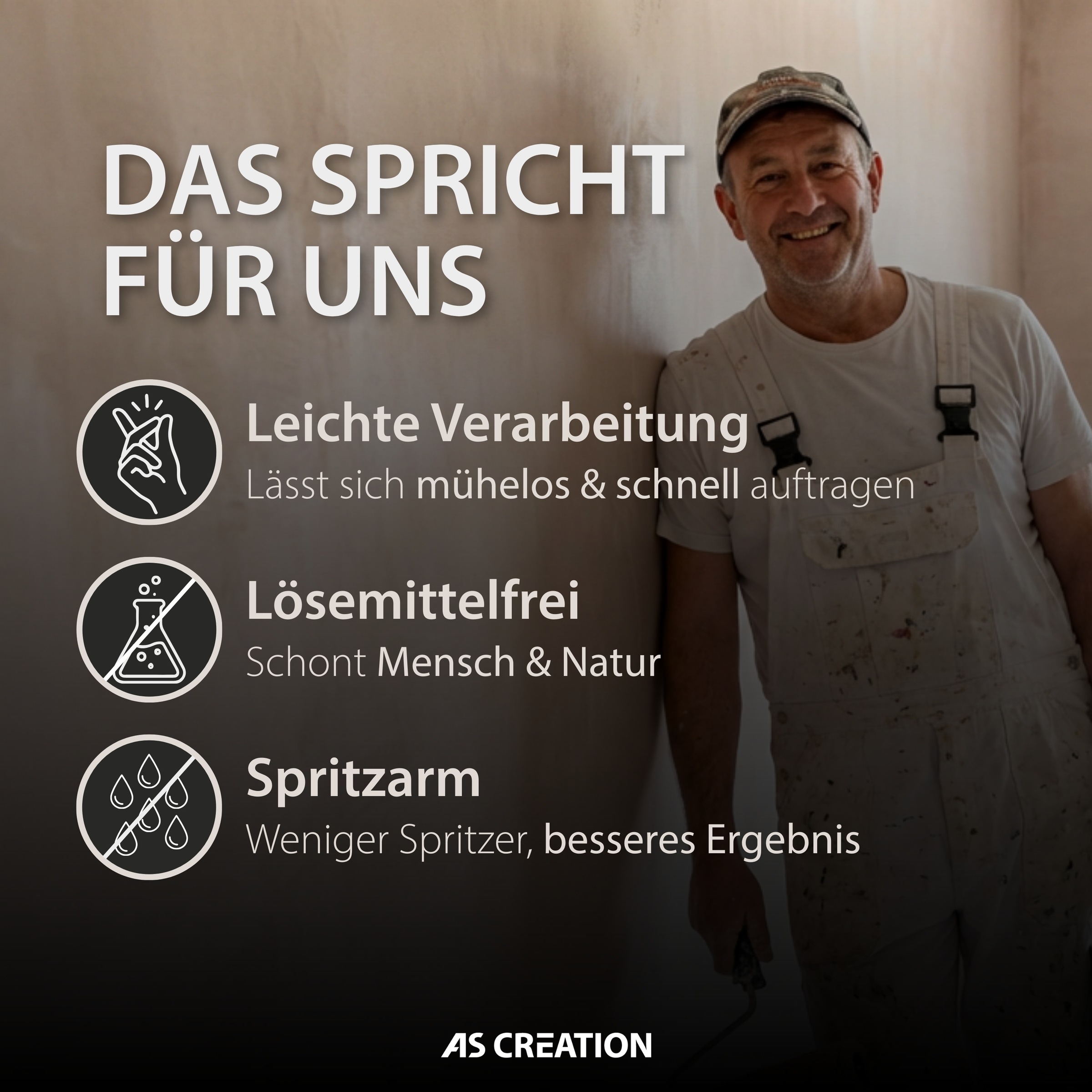 A.S. Création Wandfarbe »Premium Innenwandfarbe PURO Tuchmatt varied red« ideal für Wohnzimmer, Schlafzimmer, Flur und Küche, Farbwelt Rot