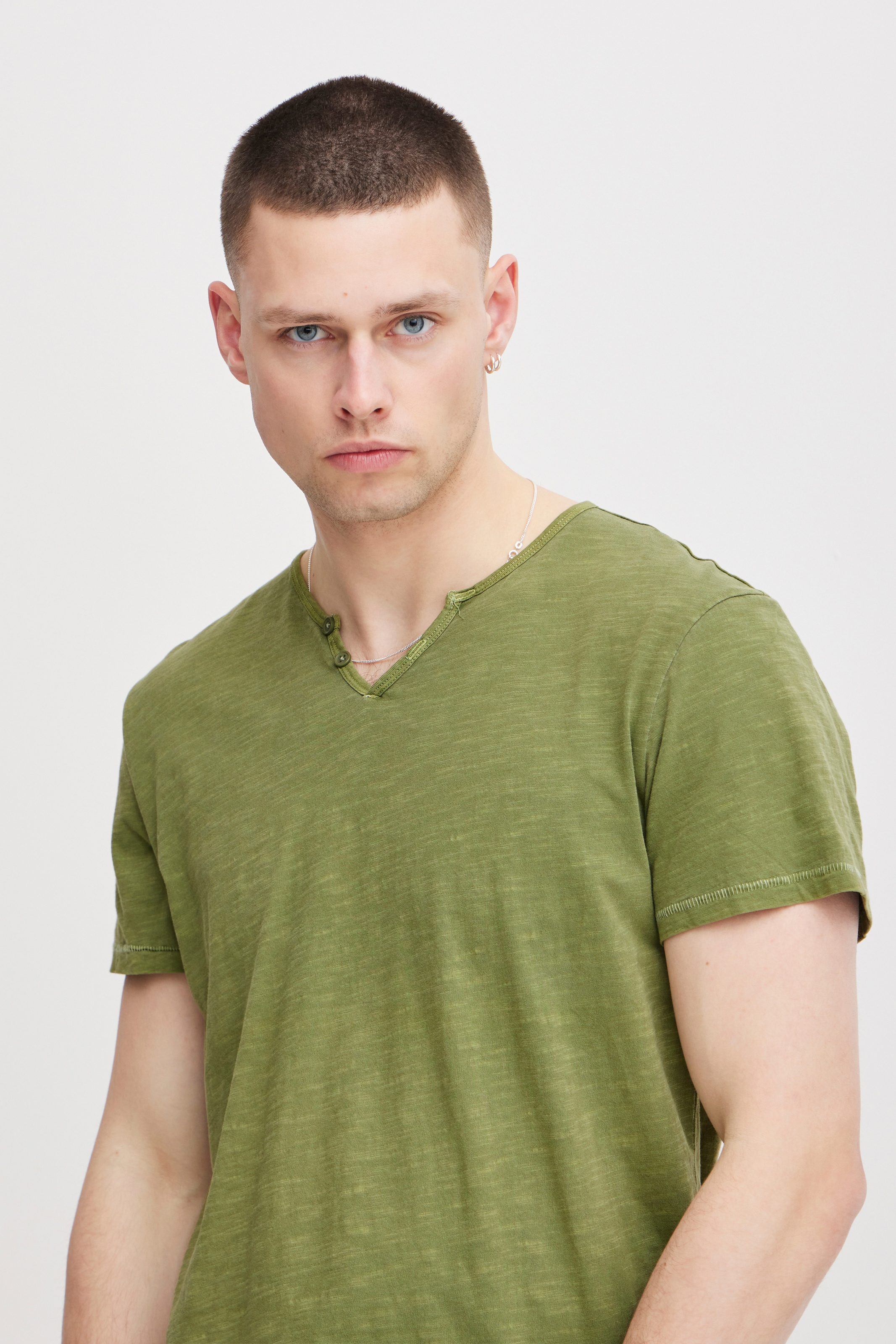 Blend T-Shirt »BHAshton split neck tee«