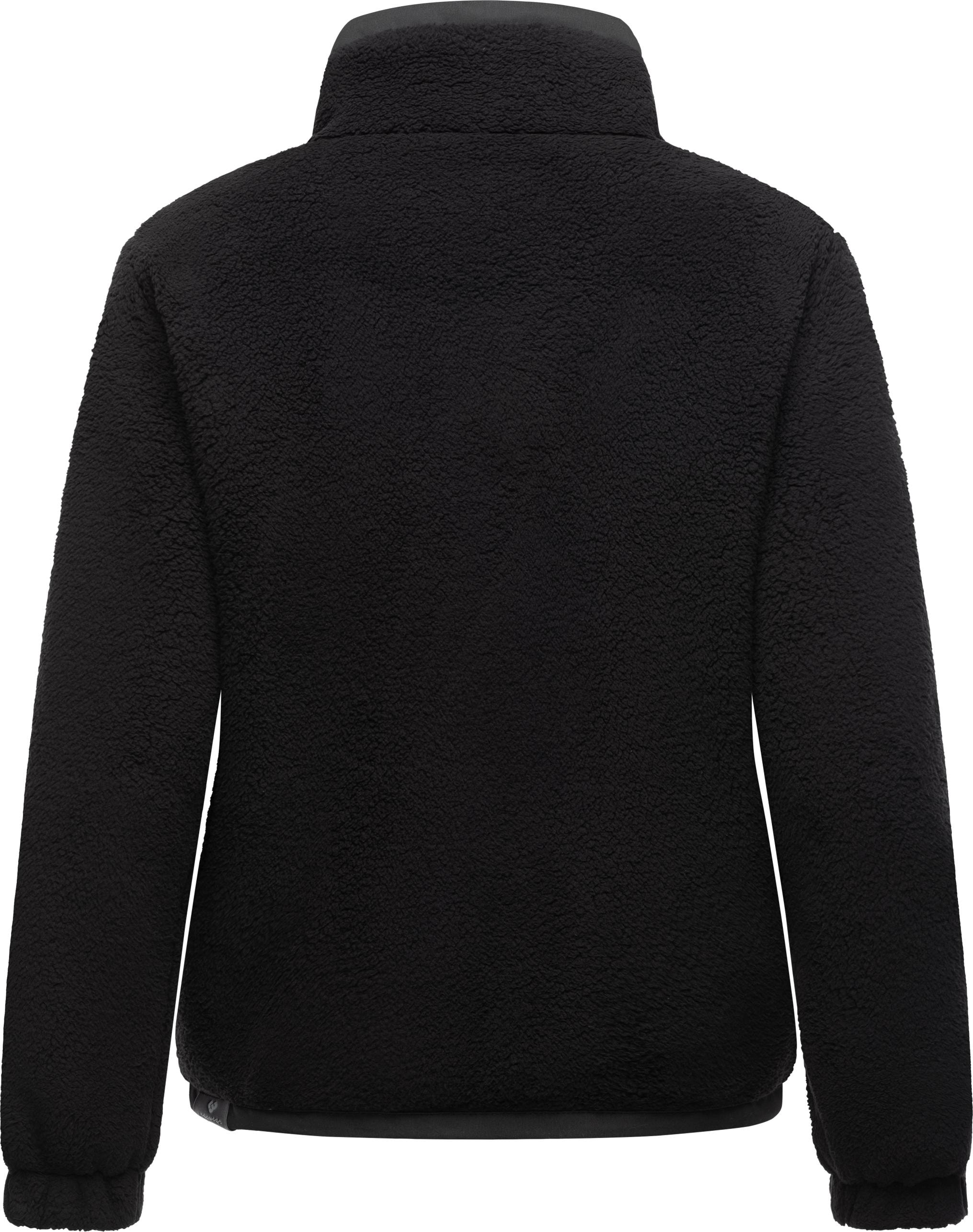 Ragwear Sweatjacke »Nordicka«, Sportliche Kapuzenjacke mit Kunstleder-Elementen