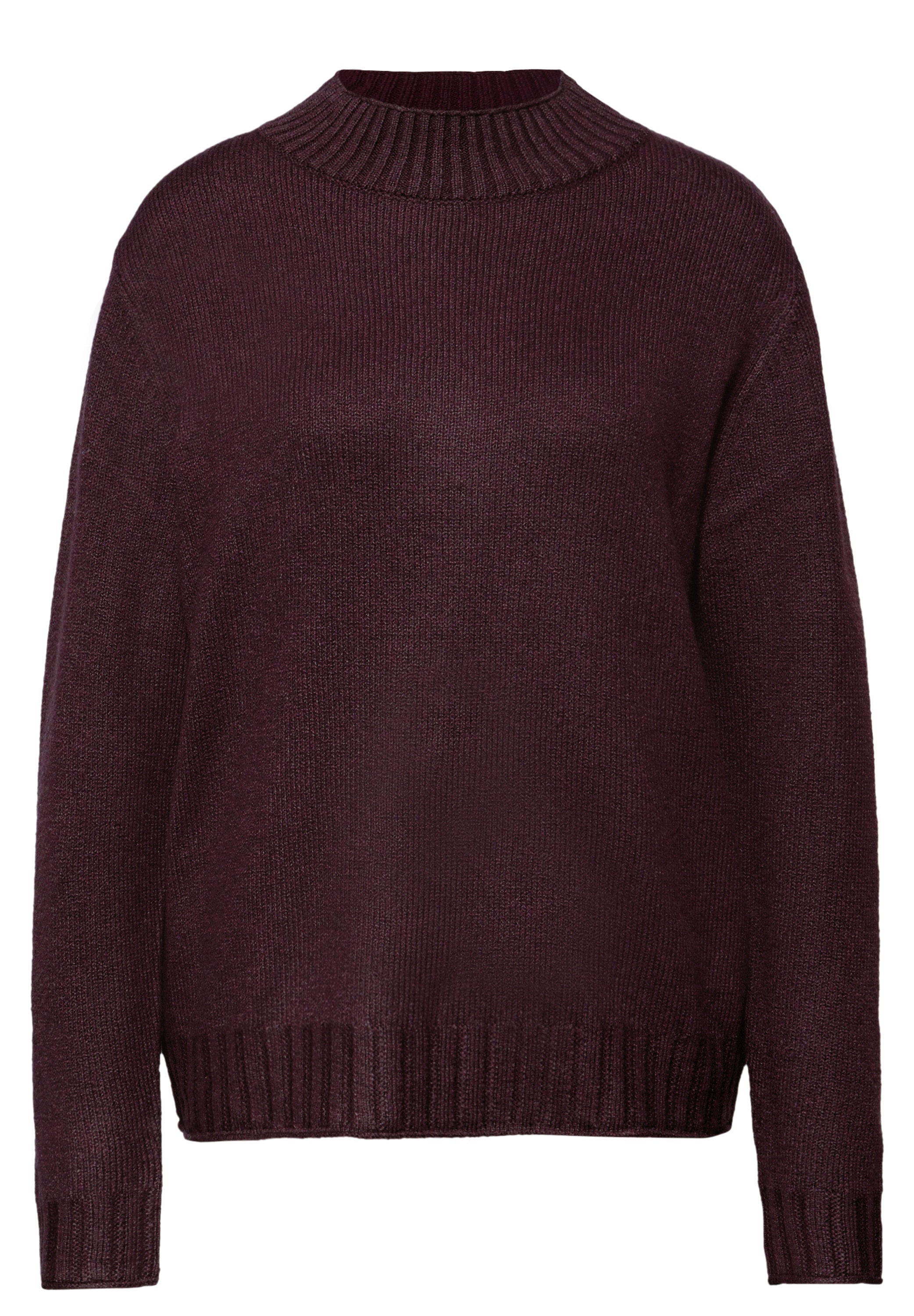 STREET ONE Rollkragenpullover mit Rippbündchen