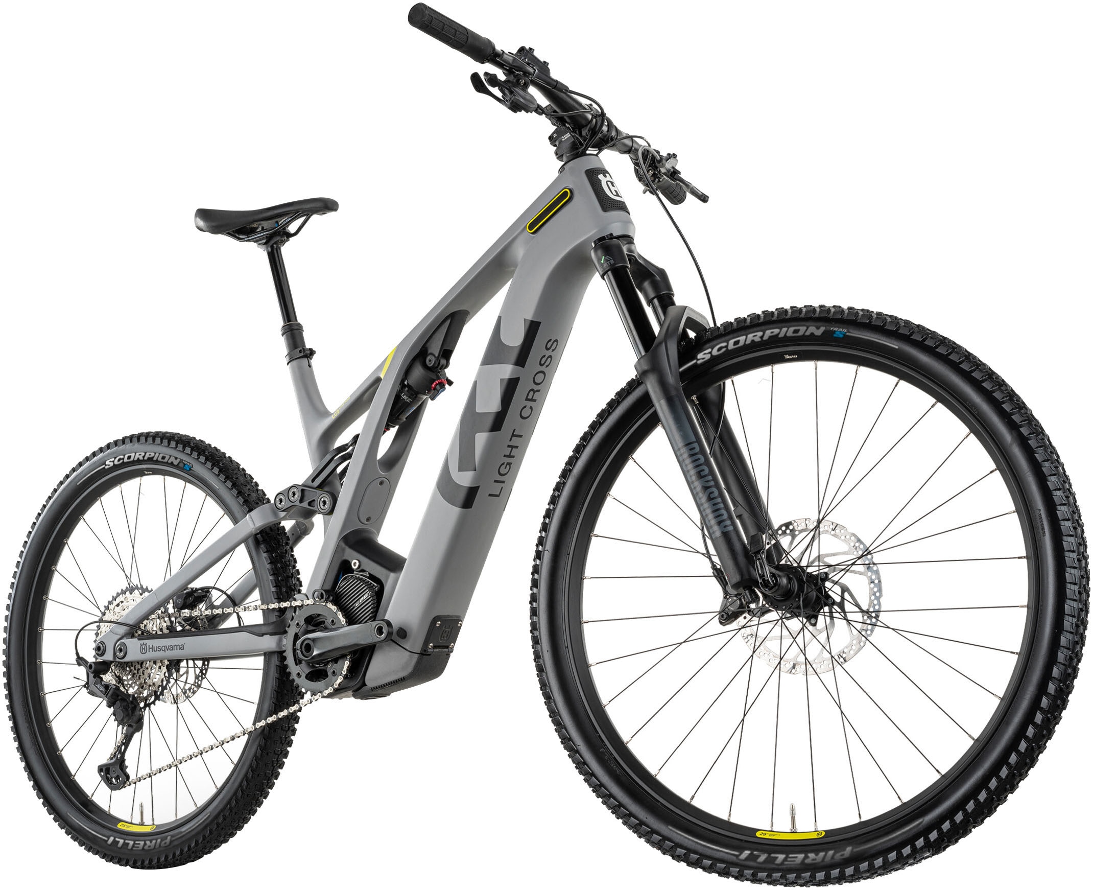 Husqvarna E-BICYCLES E-Bike »E-Mountainbike Light Cross LC5«, 12 Gang, SRAM, GX Eagle, Mittelmotor 250 W, Pedelec, Elektrofahrraf für Herren, MTB Mountainbike, Bluetooth