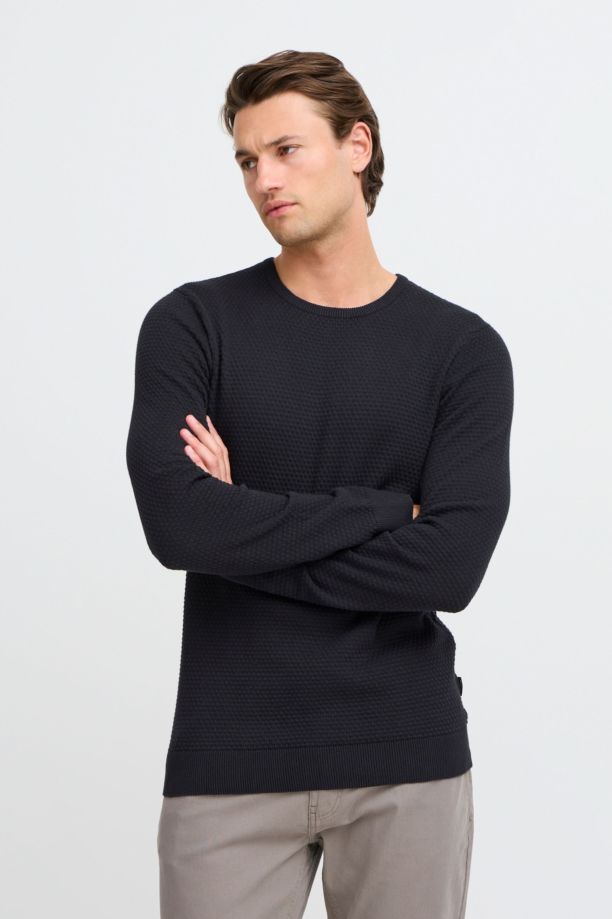 Blend Strickfleece-Pullover »Strickpullover BHREDHILL CREW NECK KNIT NOOS«