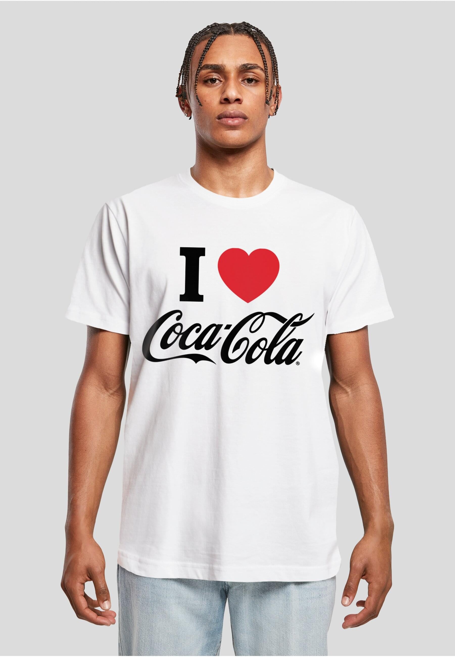 Merchcode T-Shirt »Merchcode Herren Coca Cola I Love Coke Tee«, (1 tlg.)